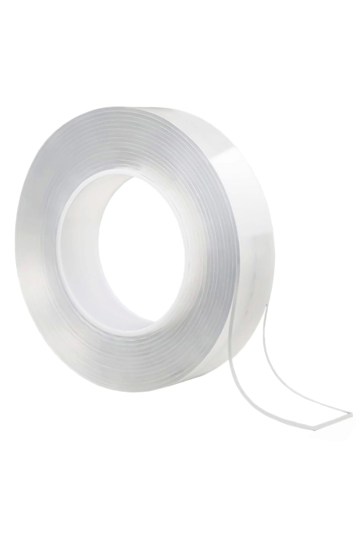 Lenaca Çift Taraflı Nano Teknoloji Süper Yapıştırıcı Şeffaf Bant 1mm*3cm*3m