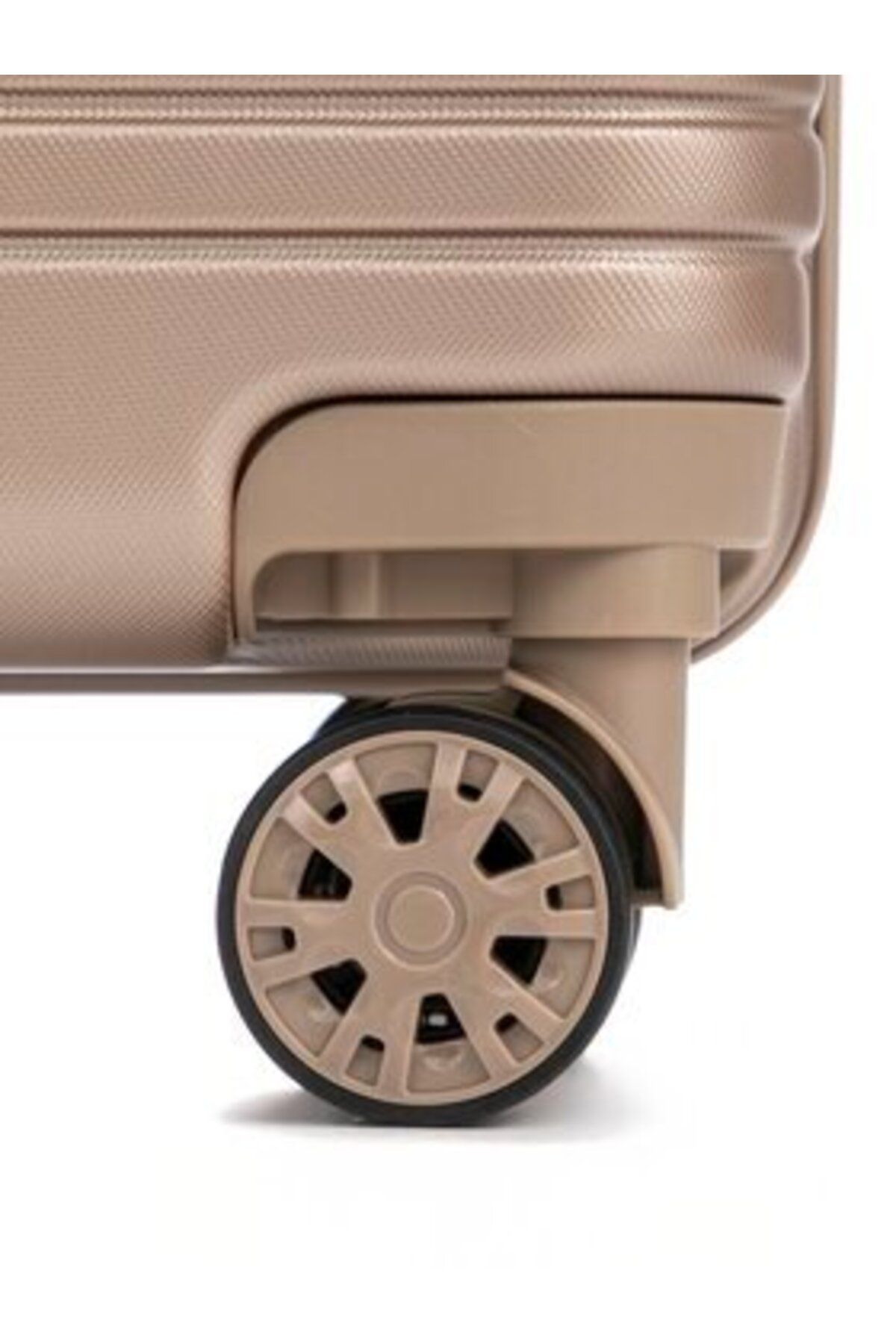 Semi Line-ladies large suitcase T5808-5 gold-coloured 2