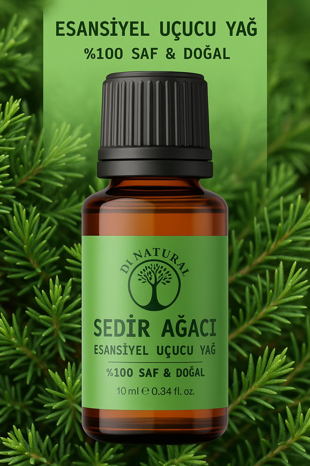 di naturel Sedir Ağacı Uçucu Yağ %100 Saf Doğal Esans Buhurdanlık Difüzör Oda Esansı 10 ml