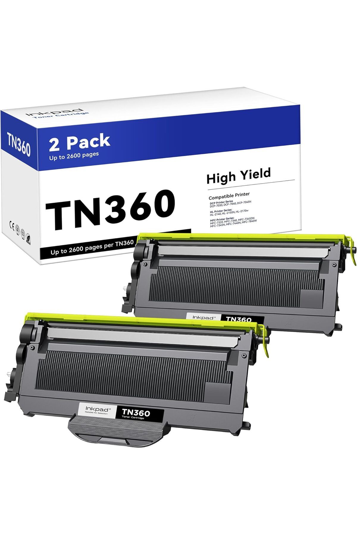Brother MUADİL-TN2120/2130/2140/2150/2170 (2.6K) MONO TONER 2 ADET