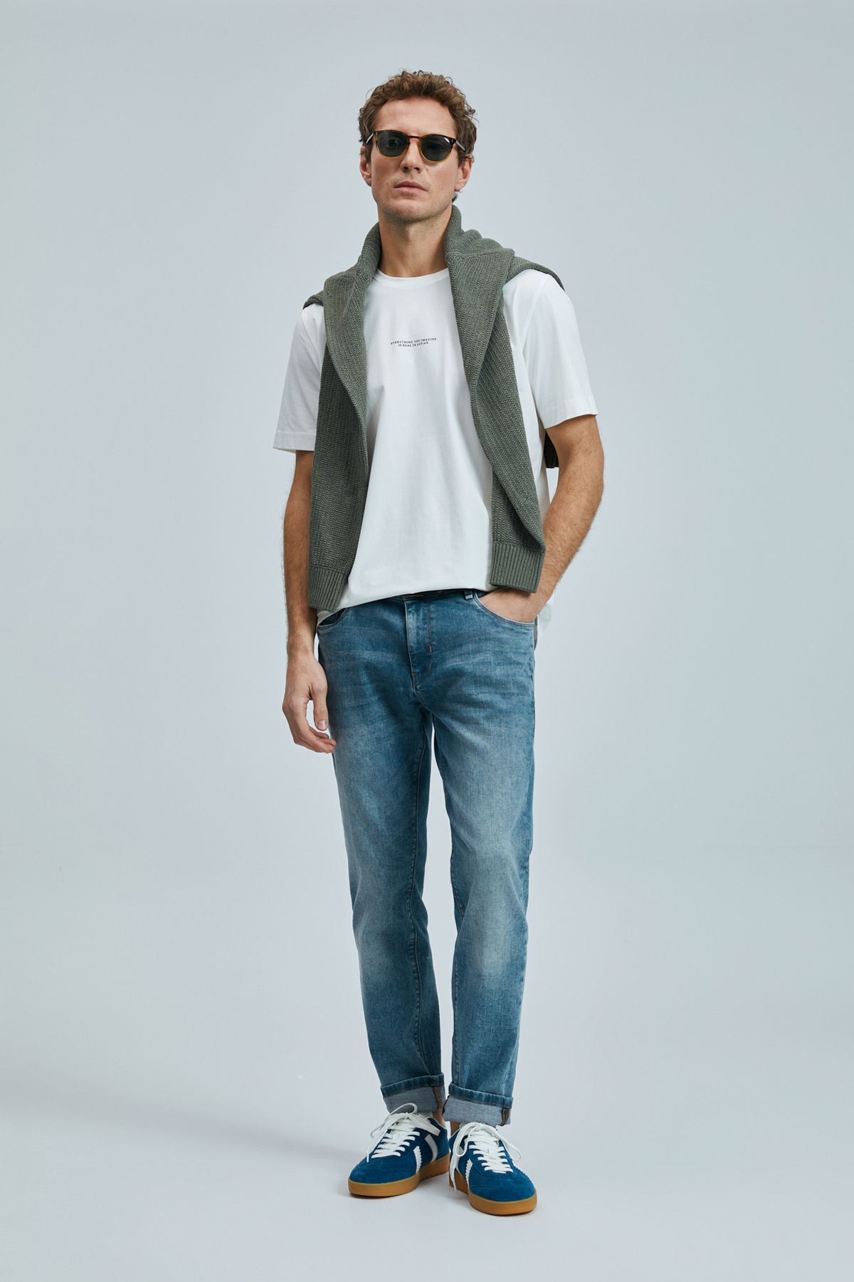 Lufian LUFİAN Pablo Modern Grafik T- Shirt 20242