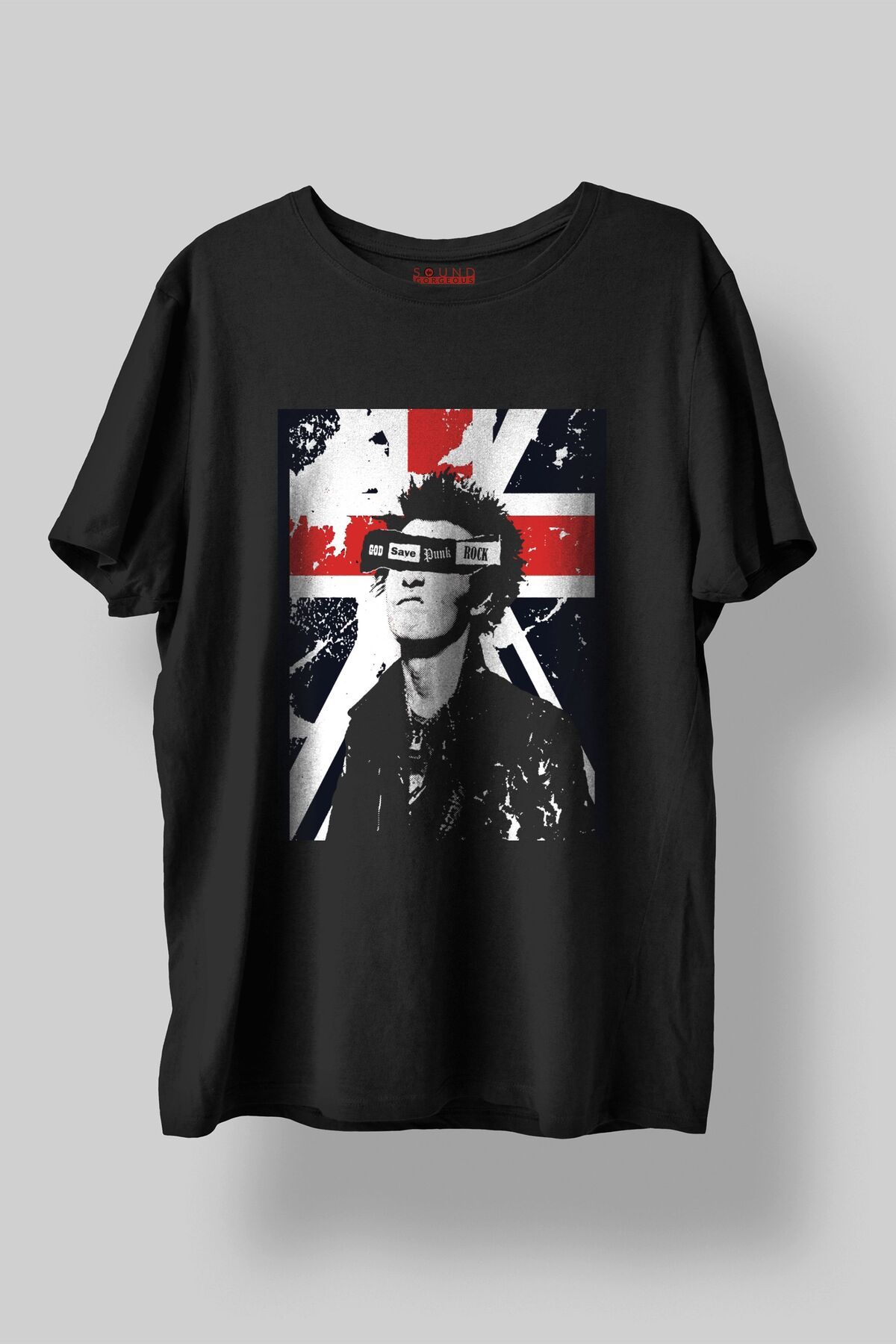 Sound Gorgeous Sid Vicious Baskılı Regular Fit Unisex Siyah T-Shirt %100 Pamuk No:504