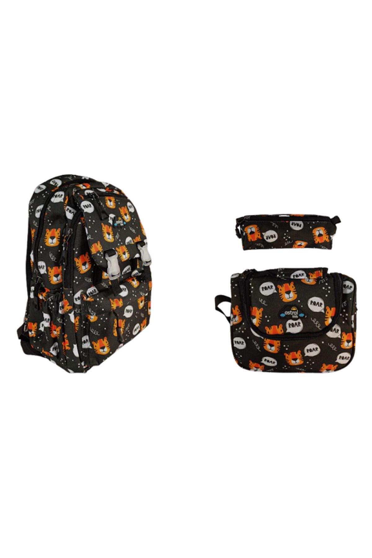 ASTRAL Kids 3 Lü Set İlkokul Sırt Çantası Erkek Desenli Çanta