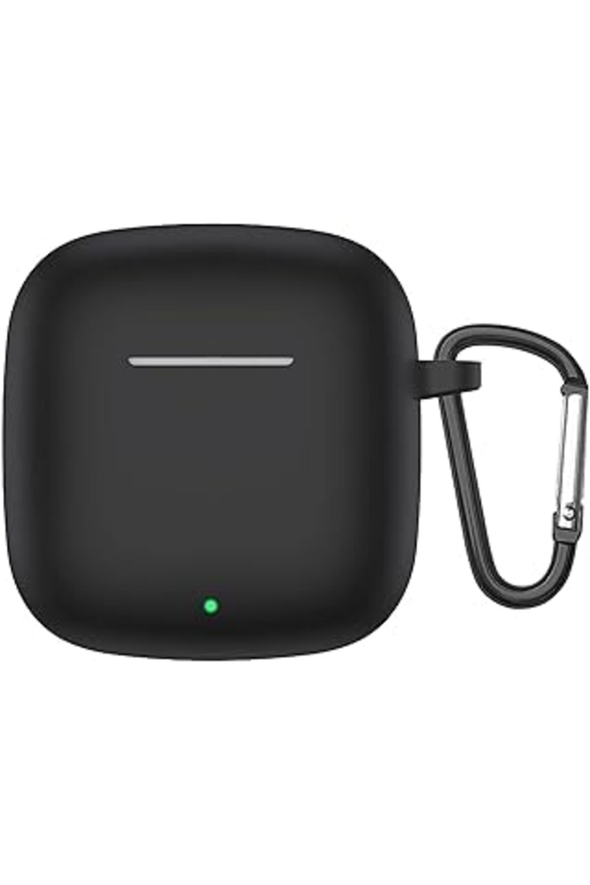 Mu Art Ahşap Microsonic Huawei Freebuds Se 2 Için Kılıf Askılı Mat Silikon Siyah [Freebuds Se 2 Ile Uyumlu Kılıf