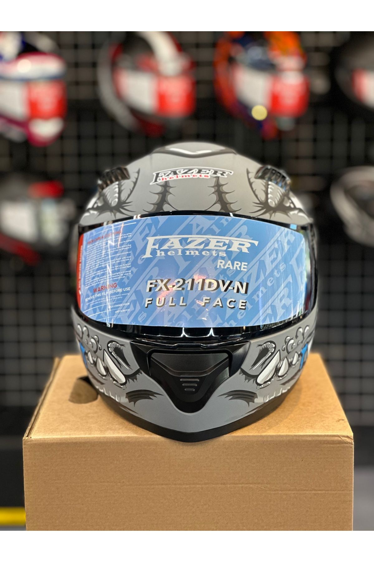 RSV HELMET RSV Fazer Fx211 Full Face ECE 22.06 Sertifikalı Motosiklet Kaskı