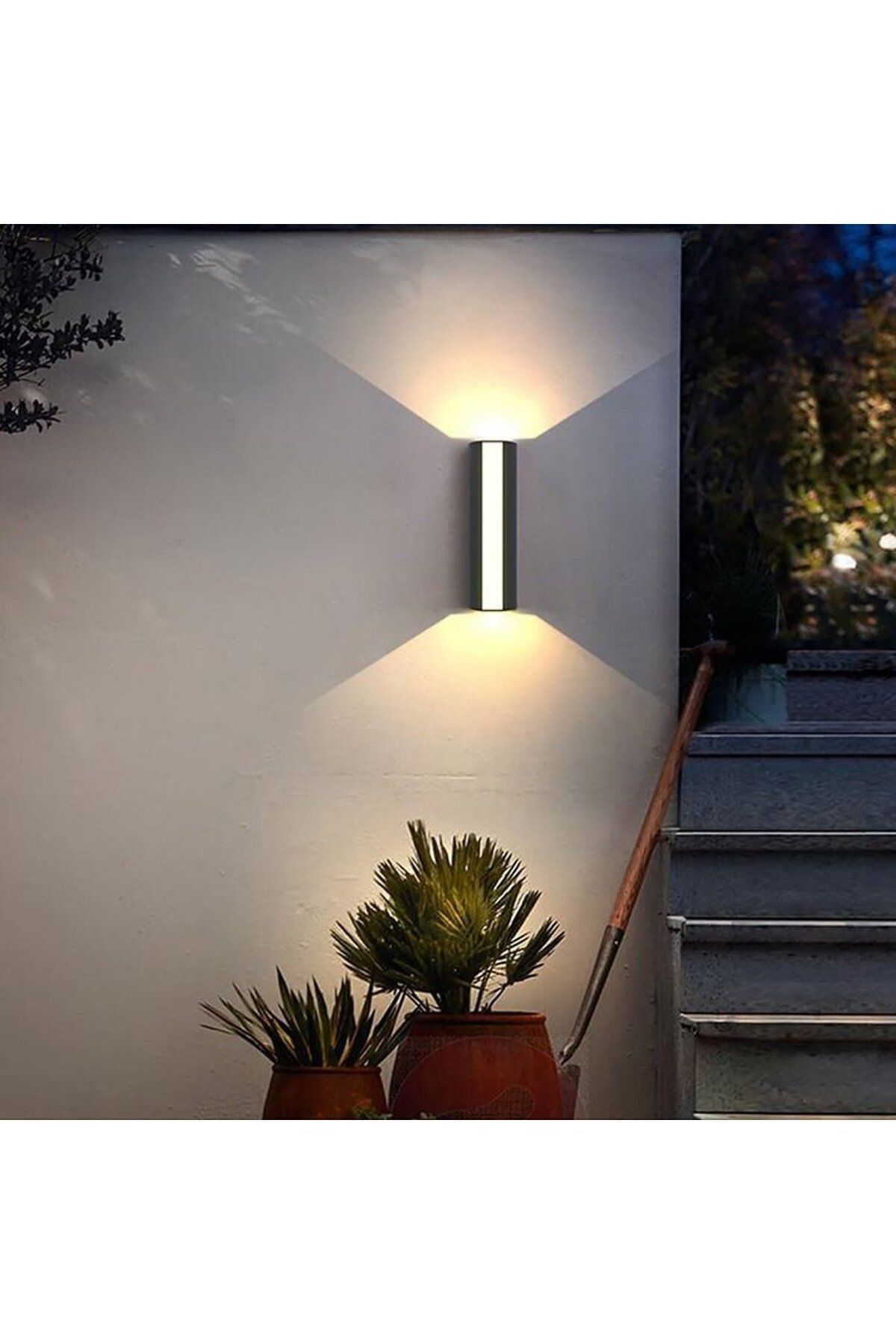 SerenityHaven ekim aydınlatma Günışığı 8 W Led Aplik, İç ve Dış Mekan Duvar Aplik, Teras, Balkon Aplik