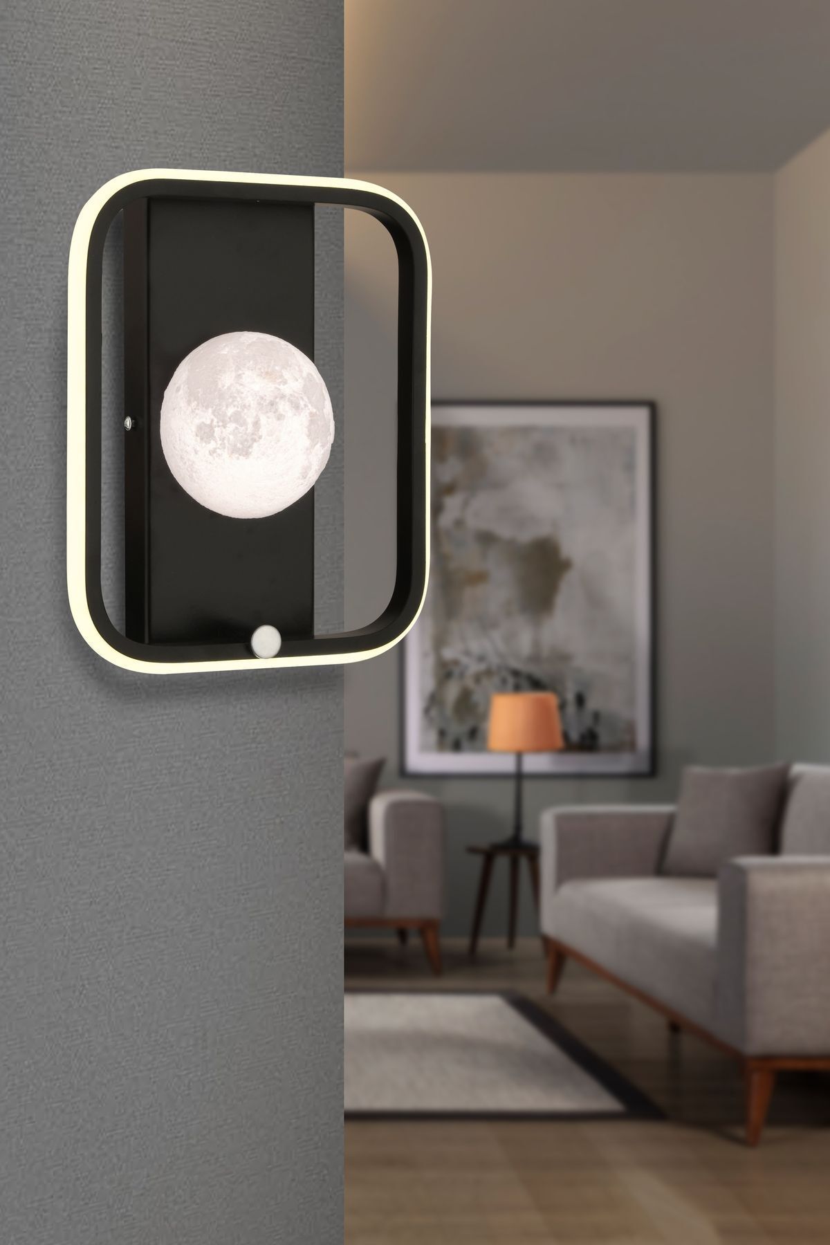 SerenityHaven MARS LED'Lİ 3 RENK IŞIK MOD'LU (BEYAZ SARI GÜN IŞIĞI) ANTRE HOL APLİK