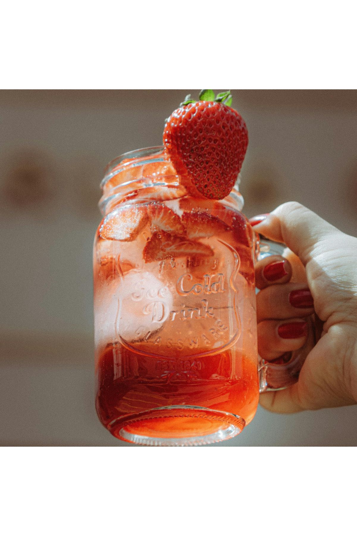 Limitless-Mason Jar Mugs with Handle, Lid & Straw – 500ml Glass Drinking Jars for Juice, Smoothies, 5