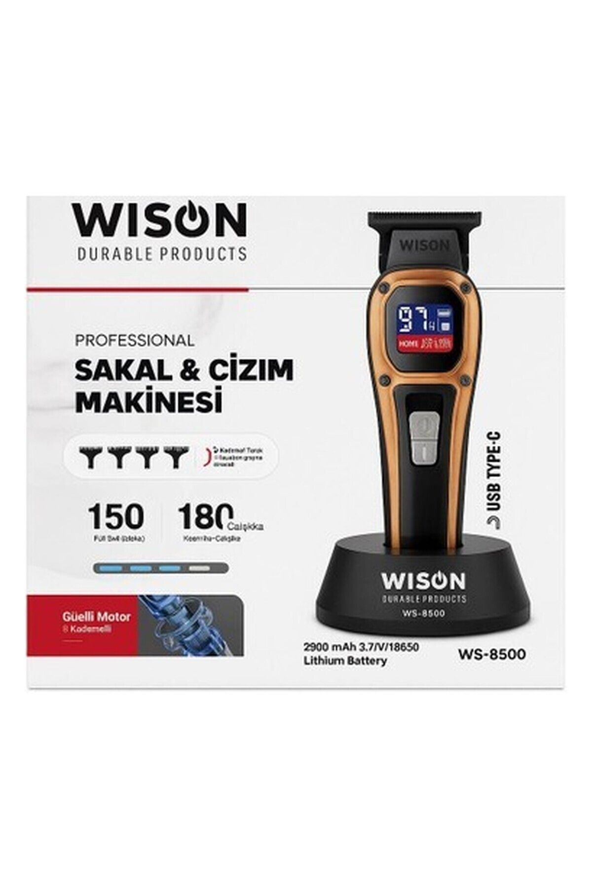 Wıson Ws-8500 Traş Makinesi