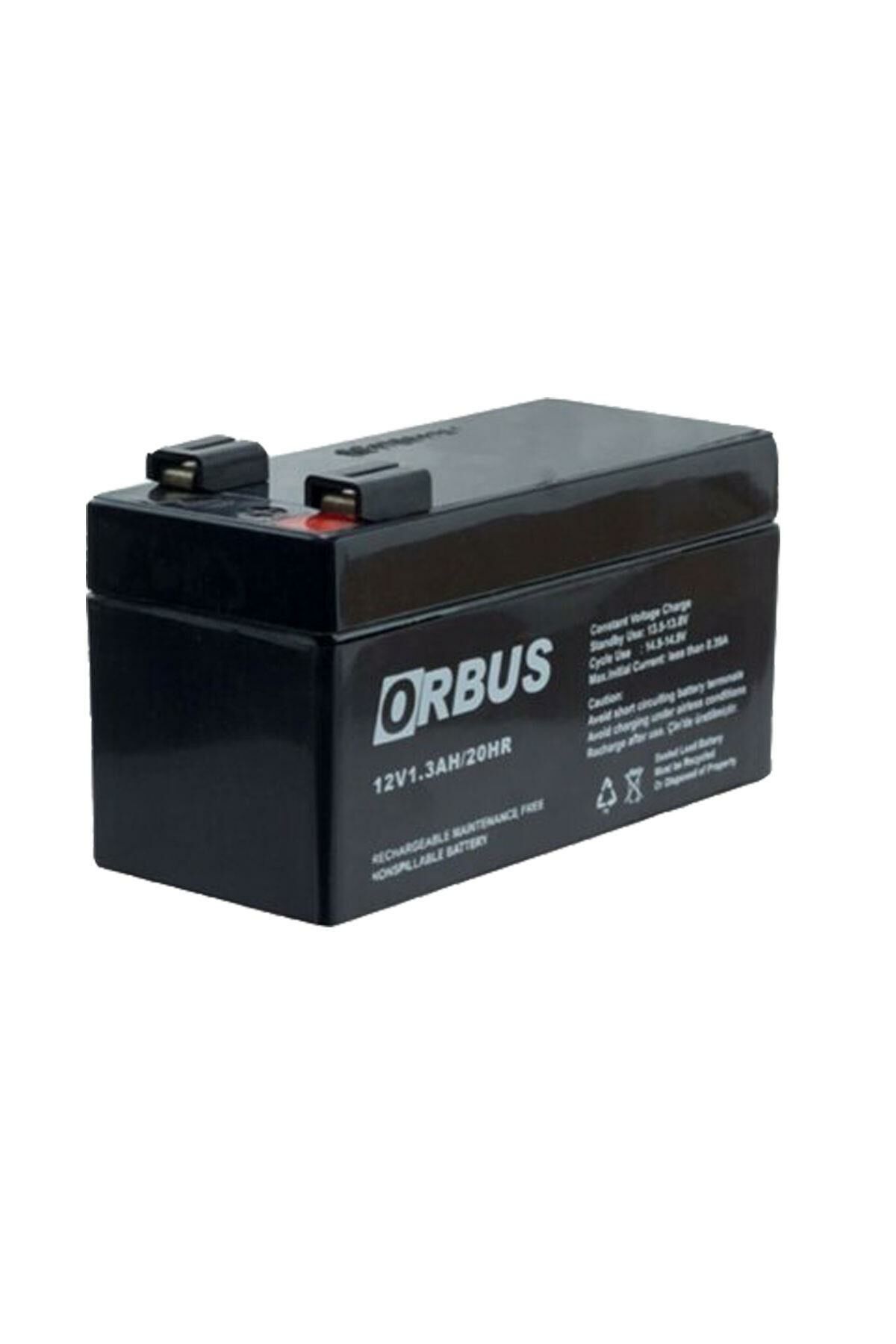 ORBUS 12 VOLT 1.3 AMPER AKÜ ORBUS 98*45*50 mm-510 GRAM