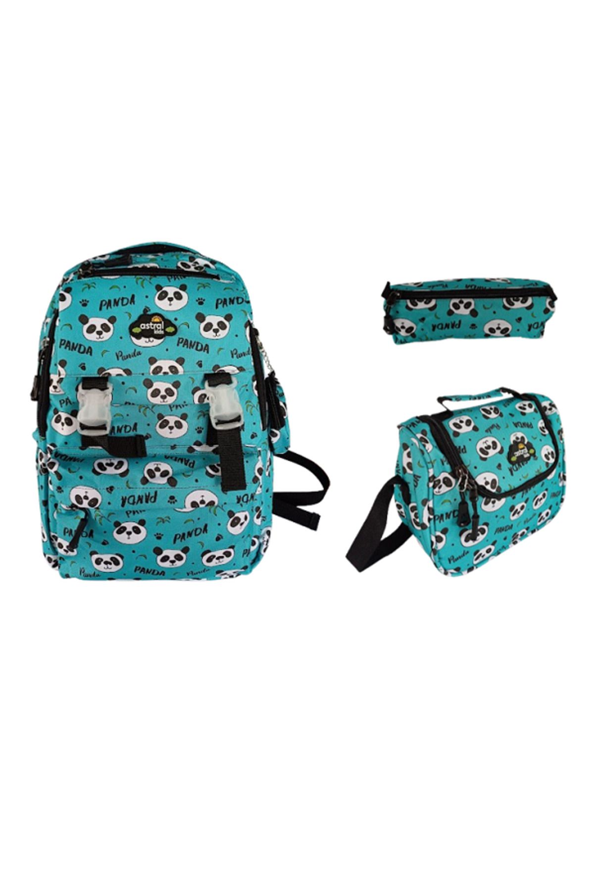 ASTRAL Kids 3 Lü Set İlkokul Sırt Çantası Erkek Desenli Çanta