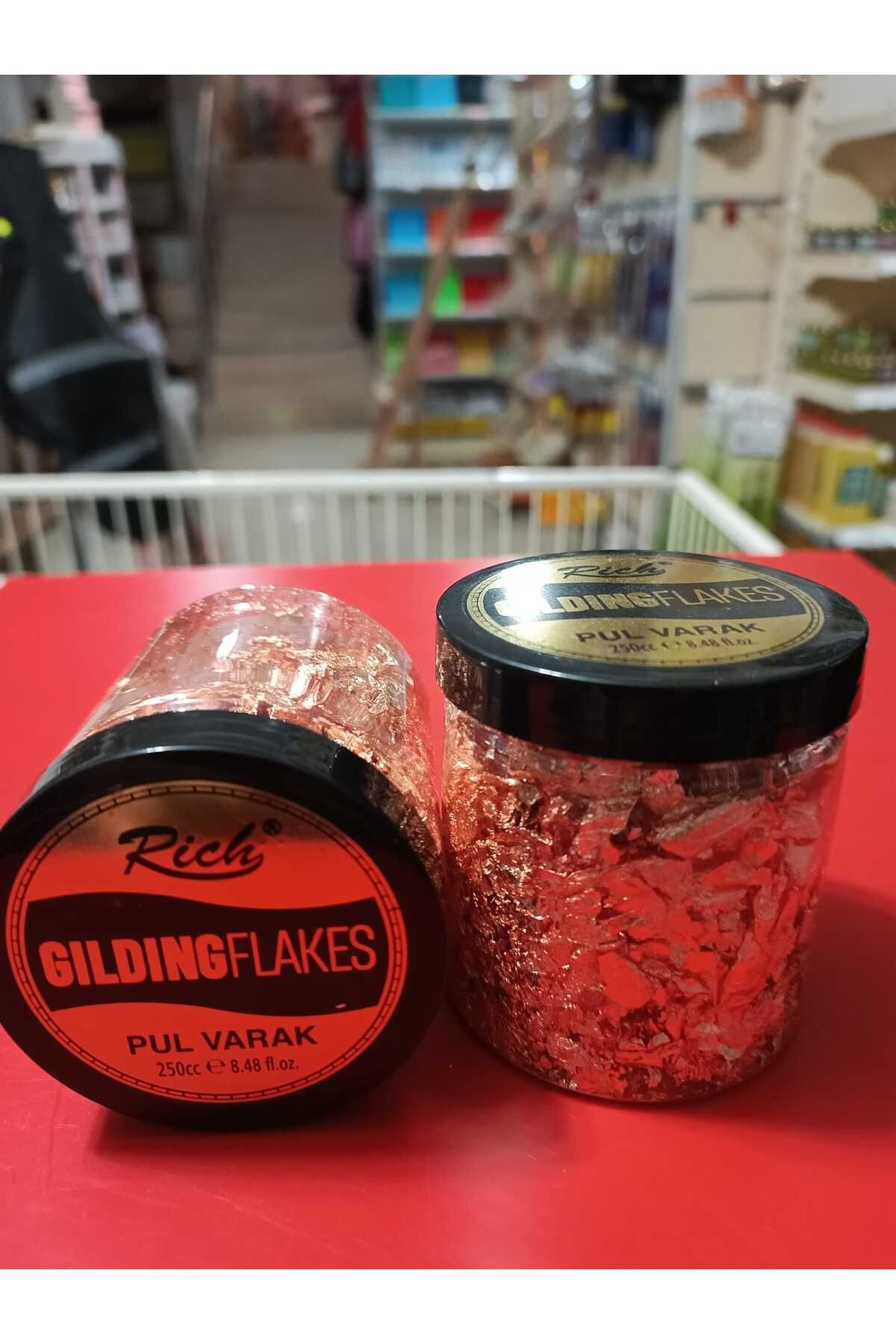 Rich Gilding Flakes Pul Varak 250cc ROSE GOLD