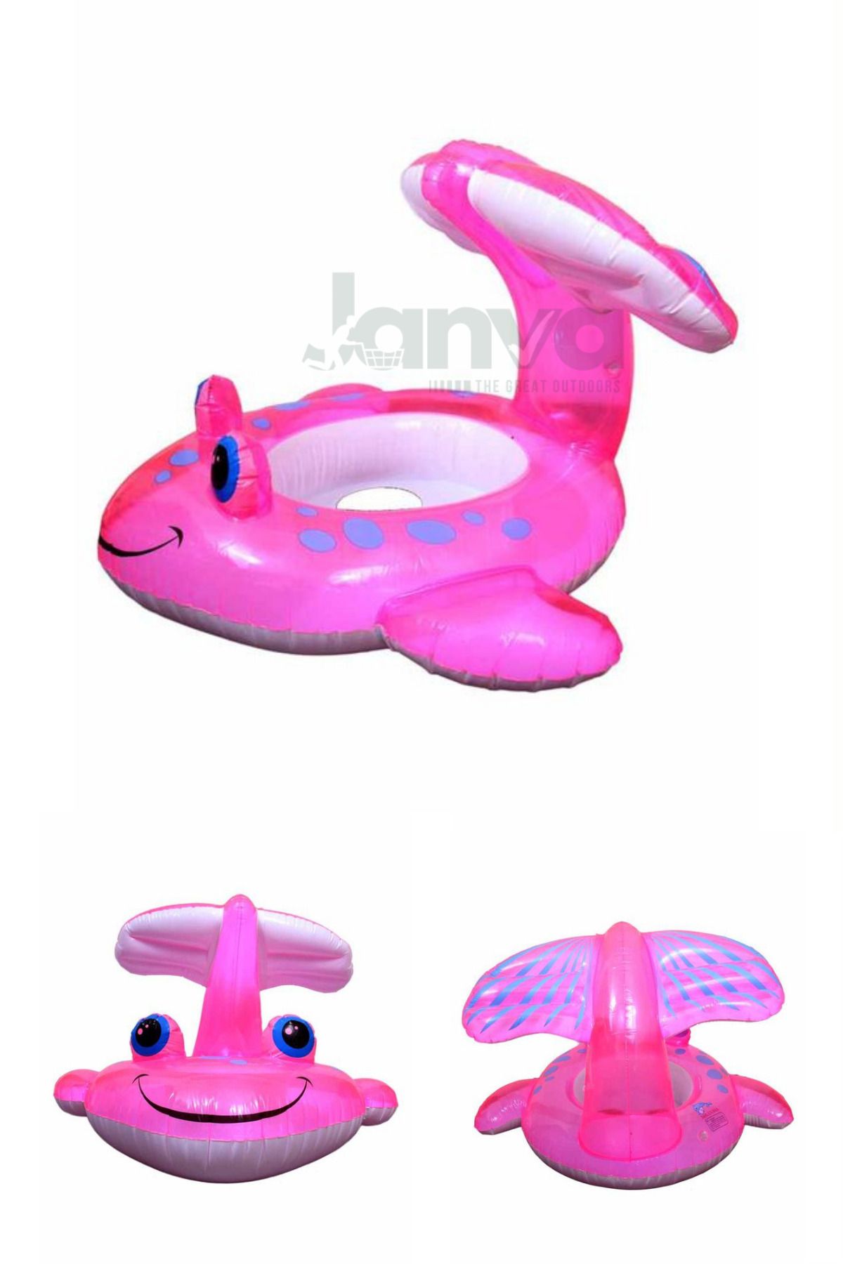 Janva BABY & ÇOCUK GÖLGELİKLİ DENİZ SİMİDİ-CAN SİMİDİ-BEBEK BOTU-0-5 YAŞ-ŞİŞME BOT