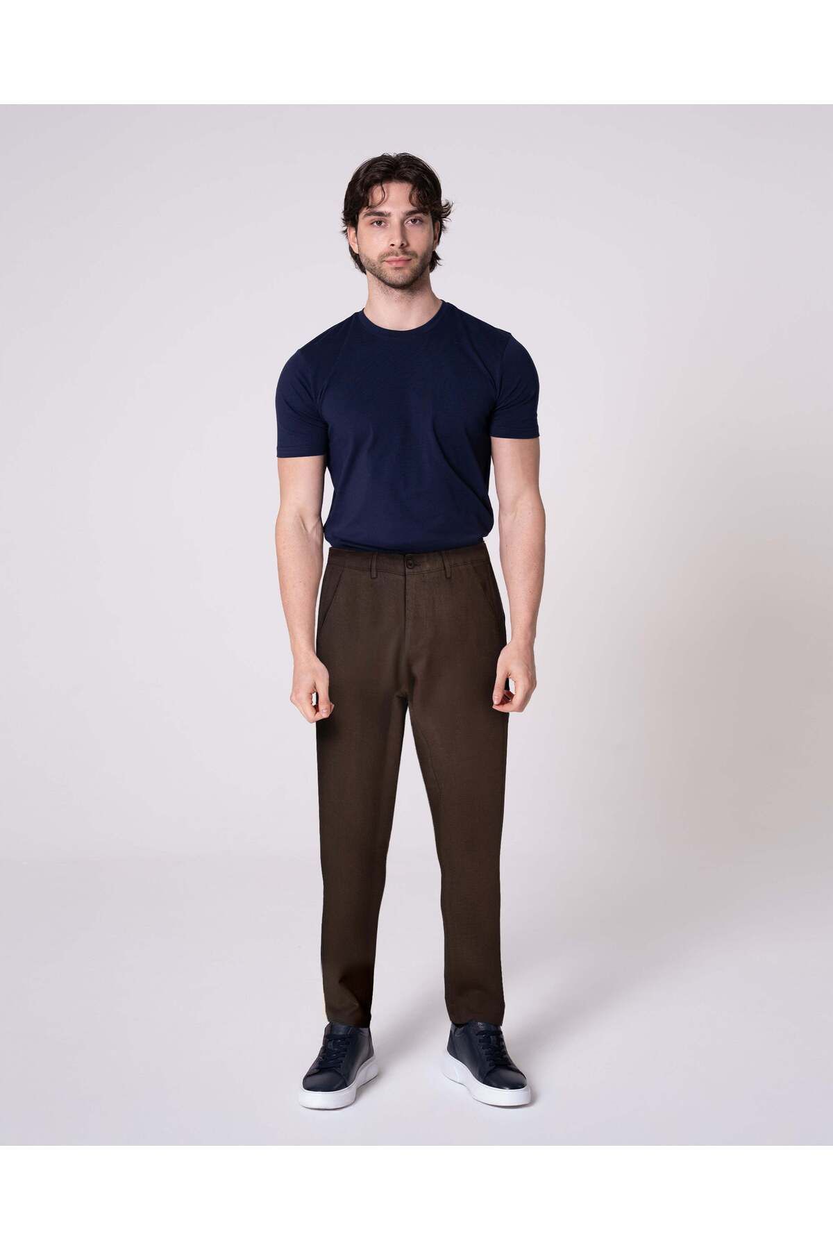 CRAFTLABEL Yeni Sezon Erkek %100 Keten Pantolon- Cepli, Terletmez