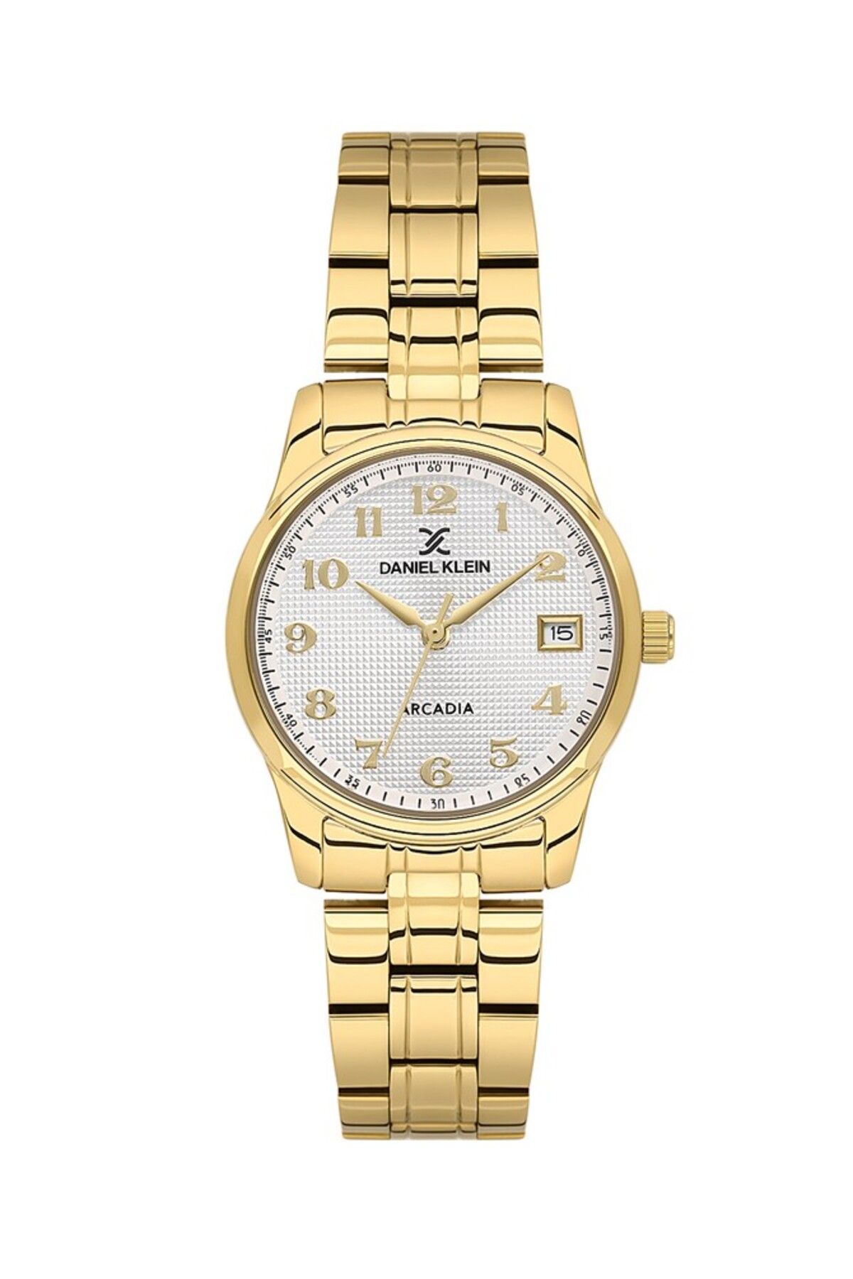 Daniel Klein Dk102-dk.1.14049-2 Altın Kaplama Rakamlı Kadın Kol Saati