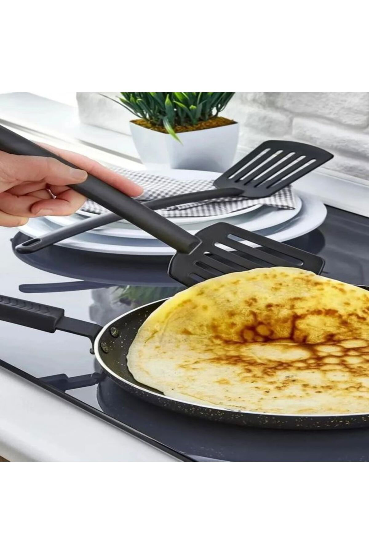 Saint Belisama Concept 5 Parça Yanmaz Yapışmaz Teflon Kaplama Kepçe Kevgir Spatula Kaşık Takımı
