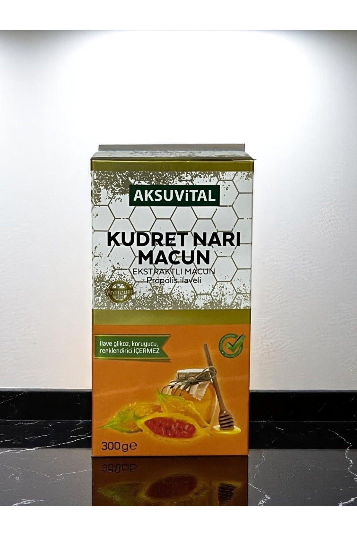 Aksuvital Bitkisel Ürünler Aksuvital Kudret Narı Macunu 300gr (Propolis İlaveli)