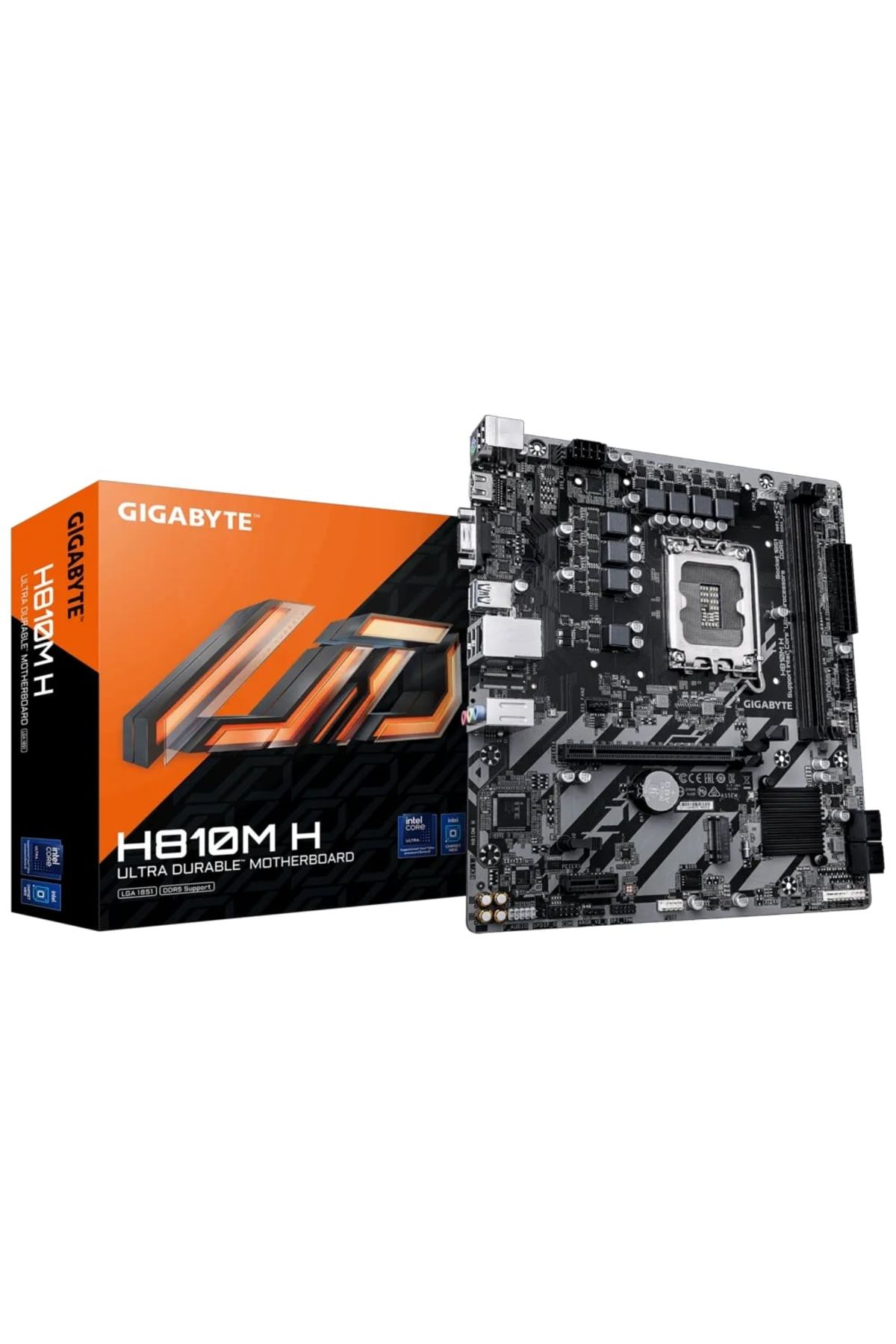 Gigabyte H810M-H Intel H810 Soket 1851 DDR5 6400MHz(OC) mATX Gaming (Oyuncu) Anakart