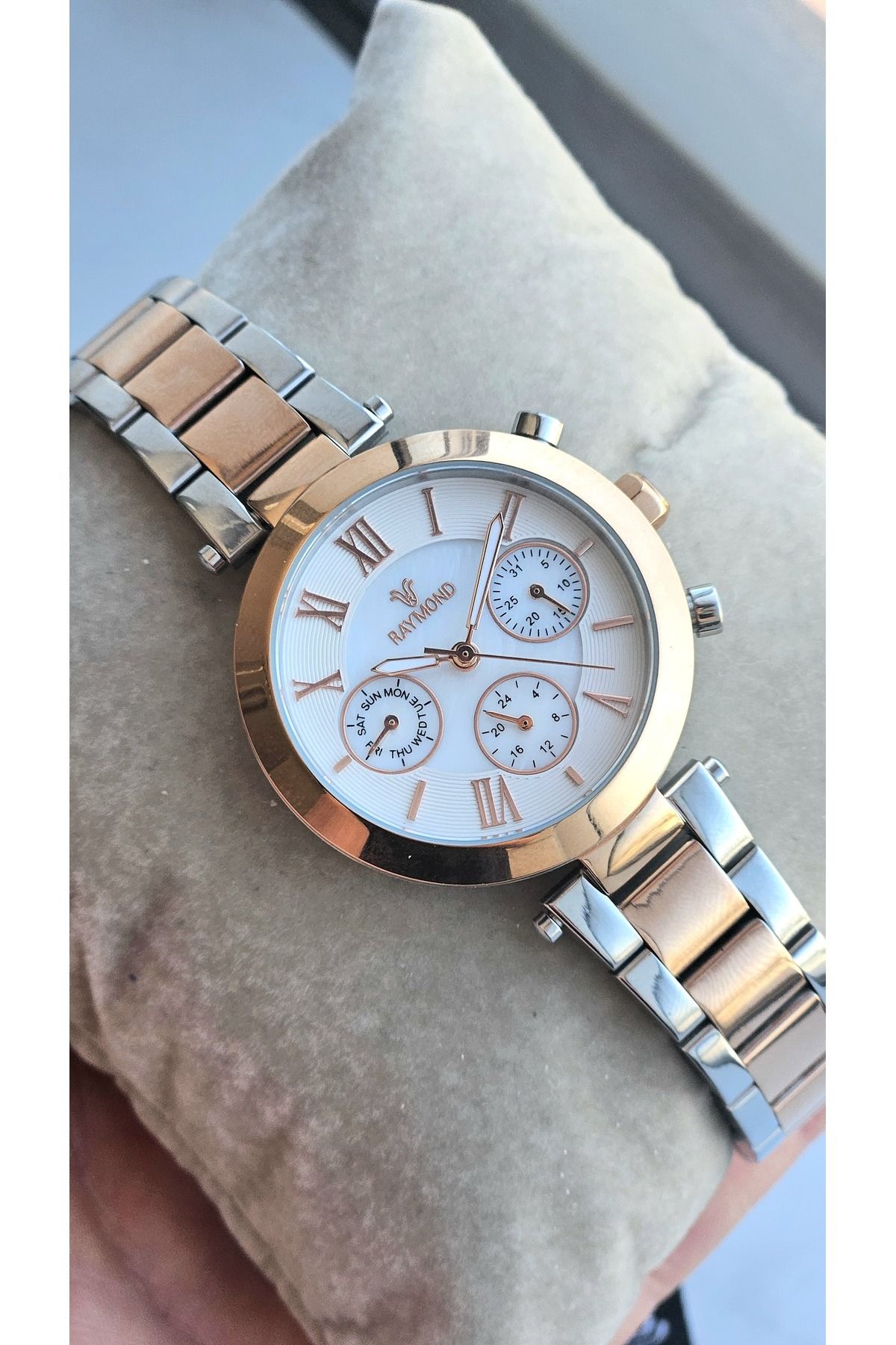 Raymond RYM-81004 RAYMOND 34mm %100 ORIJINAL- KADIN KOL SAATİ - SU GEÇİRMEZ - 2 YIL GARANTİ