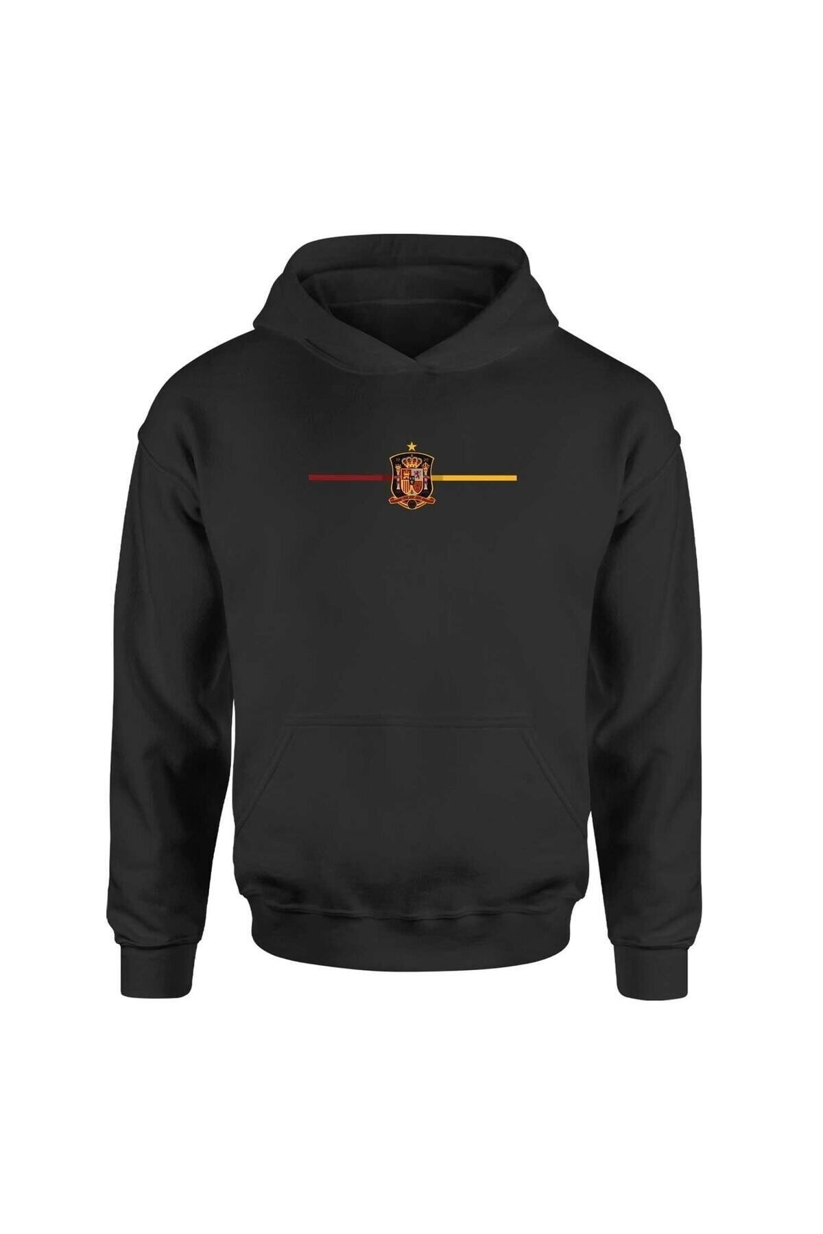 Pisa Art İspanya Siyah Hoodie