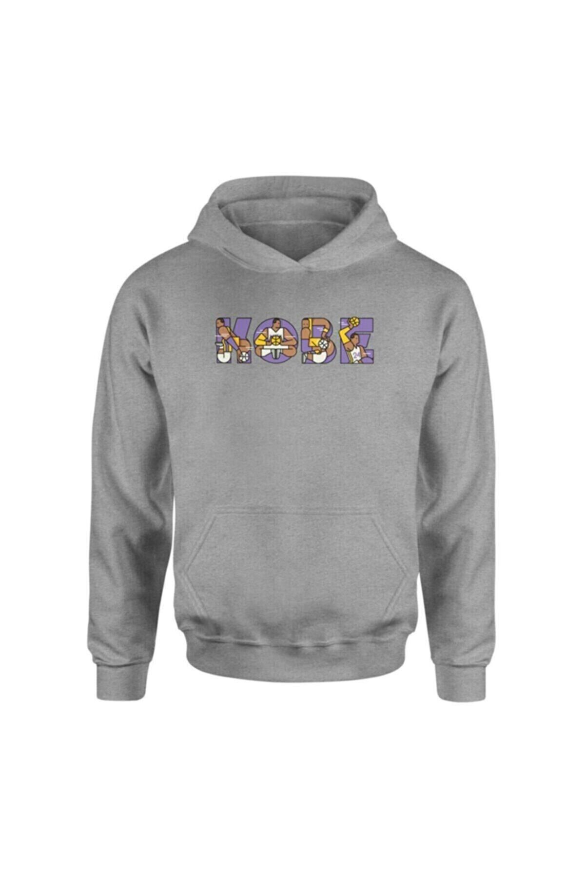 Pisa Art Kobe Graph Gri Hoodie N-hd-gry-lakers-1816