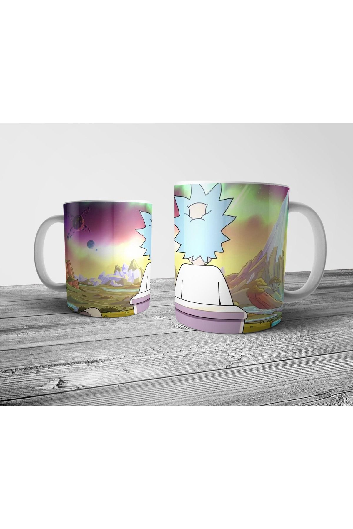 Pixxa Rick and Morty Kupa Bardak Model 24