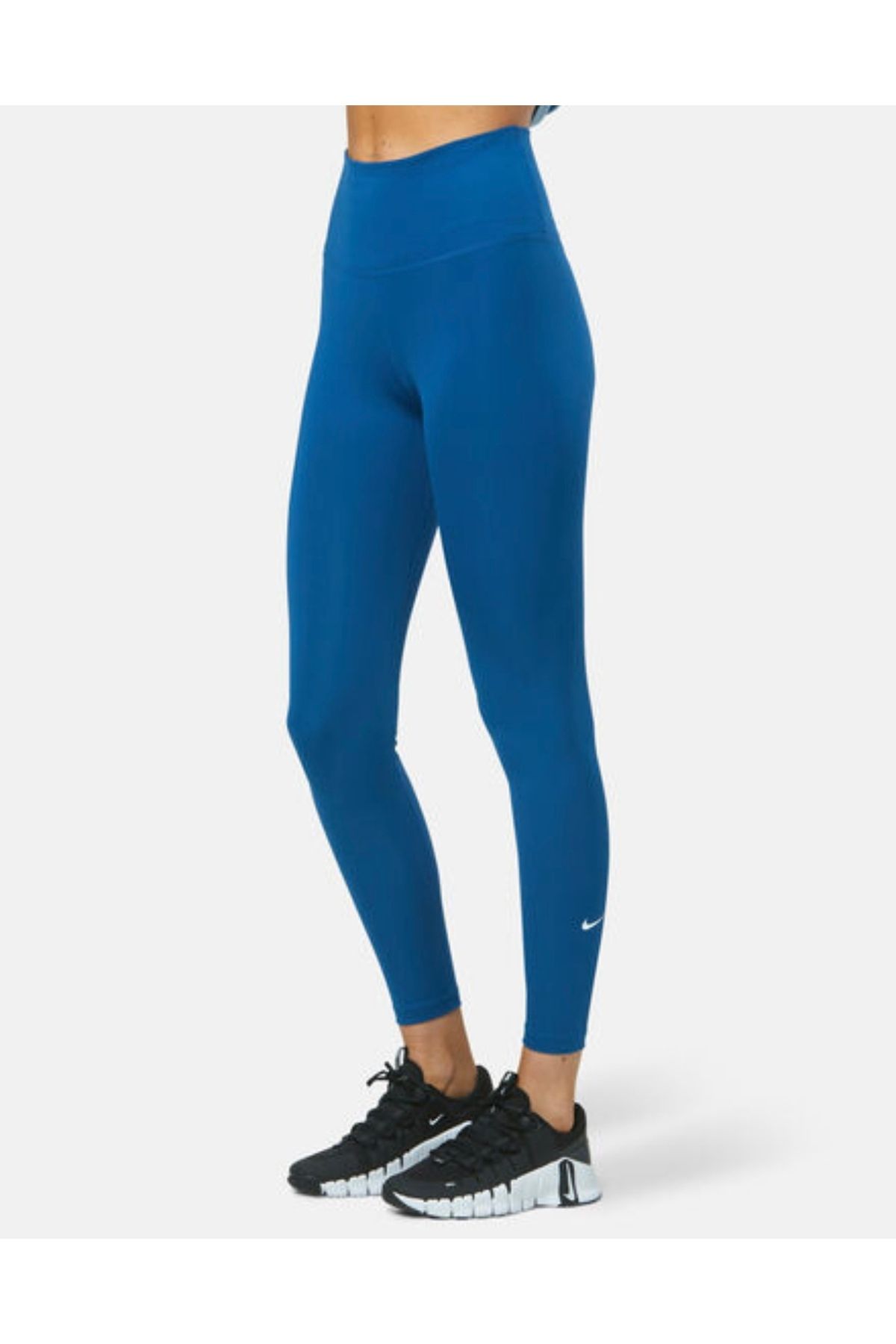 Nike One Dri-Fit High-Waisted Training Mavi Kadın Tayt