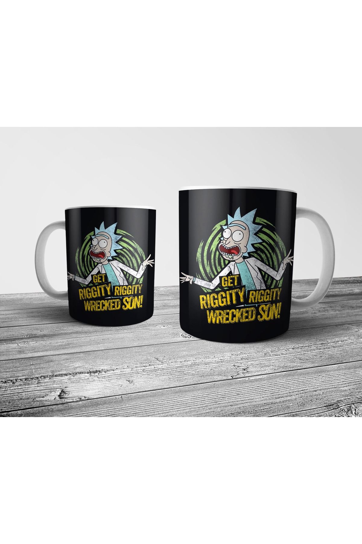 Pixxa Rick and Morty Kupa Bardak Model 1