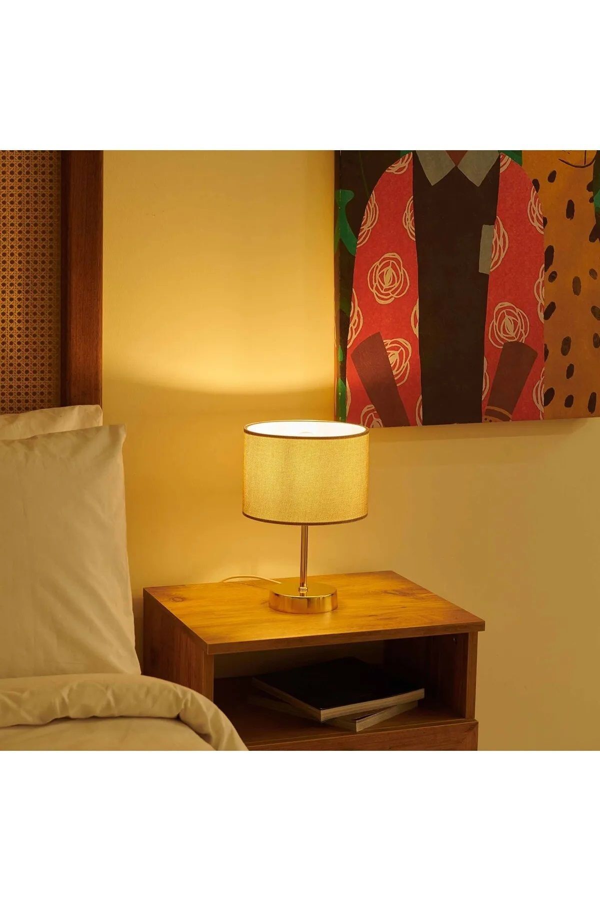 SerenityHaven Dual Gold / Kumbeji Şapka Abajur