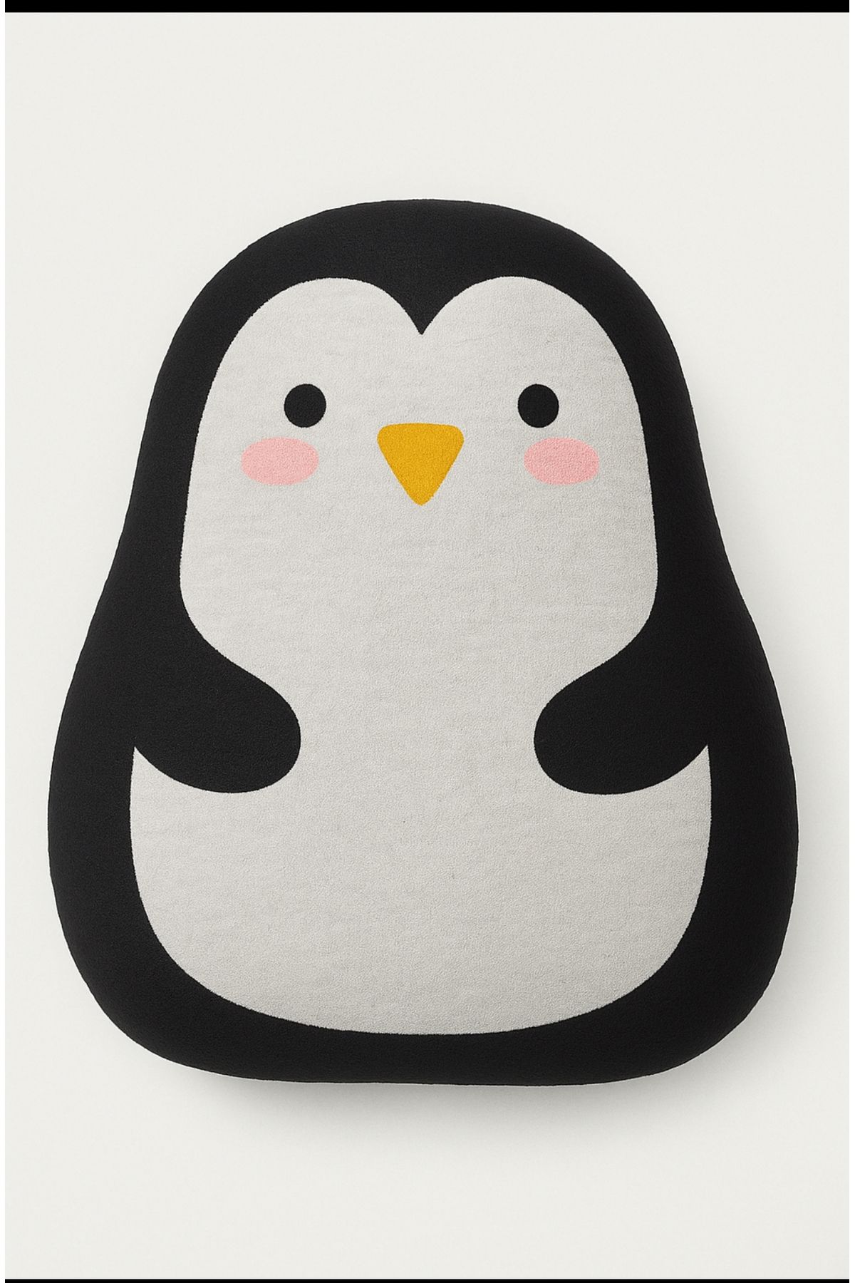 facnspt Sevimli Penguen Figürlü Peluş Yastık