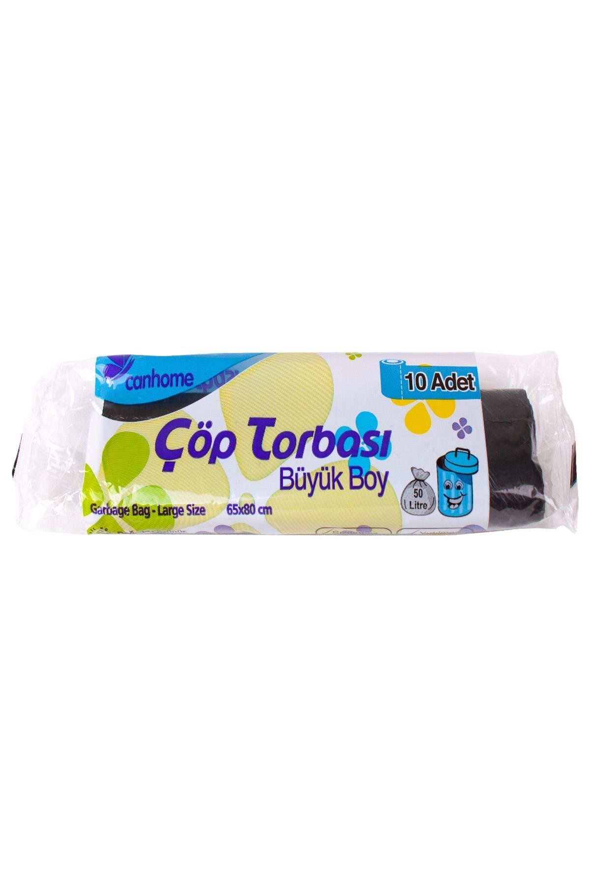 supertrend Canhome Büyük Çöp Torbası Siyah 65x80cm 10lu