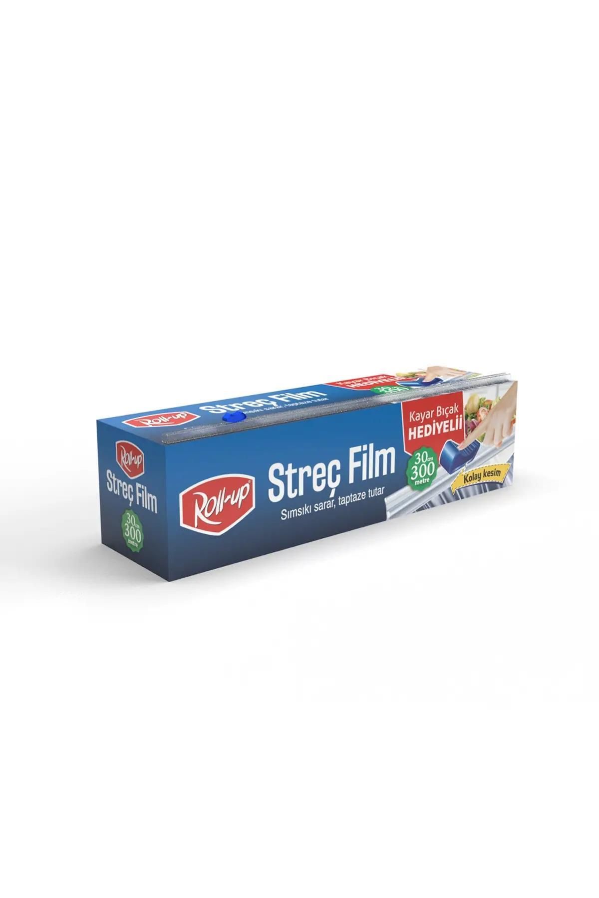 alsepeteavm Roll-up Kayar Bıçak Streç Film 30cm X 300m 9mic 1 Adet