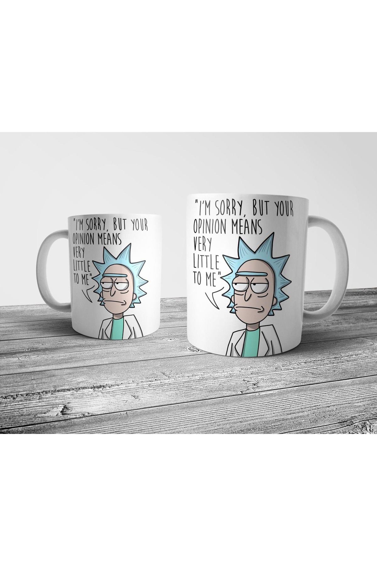 Pixxa Rick and Morty Kupa Bardak Model 6