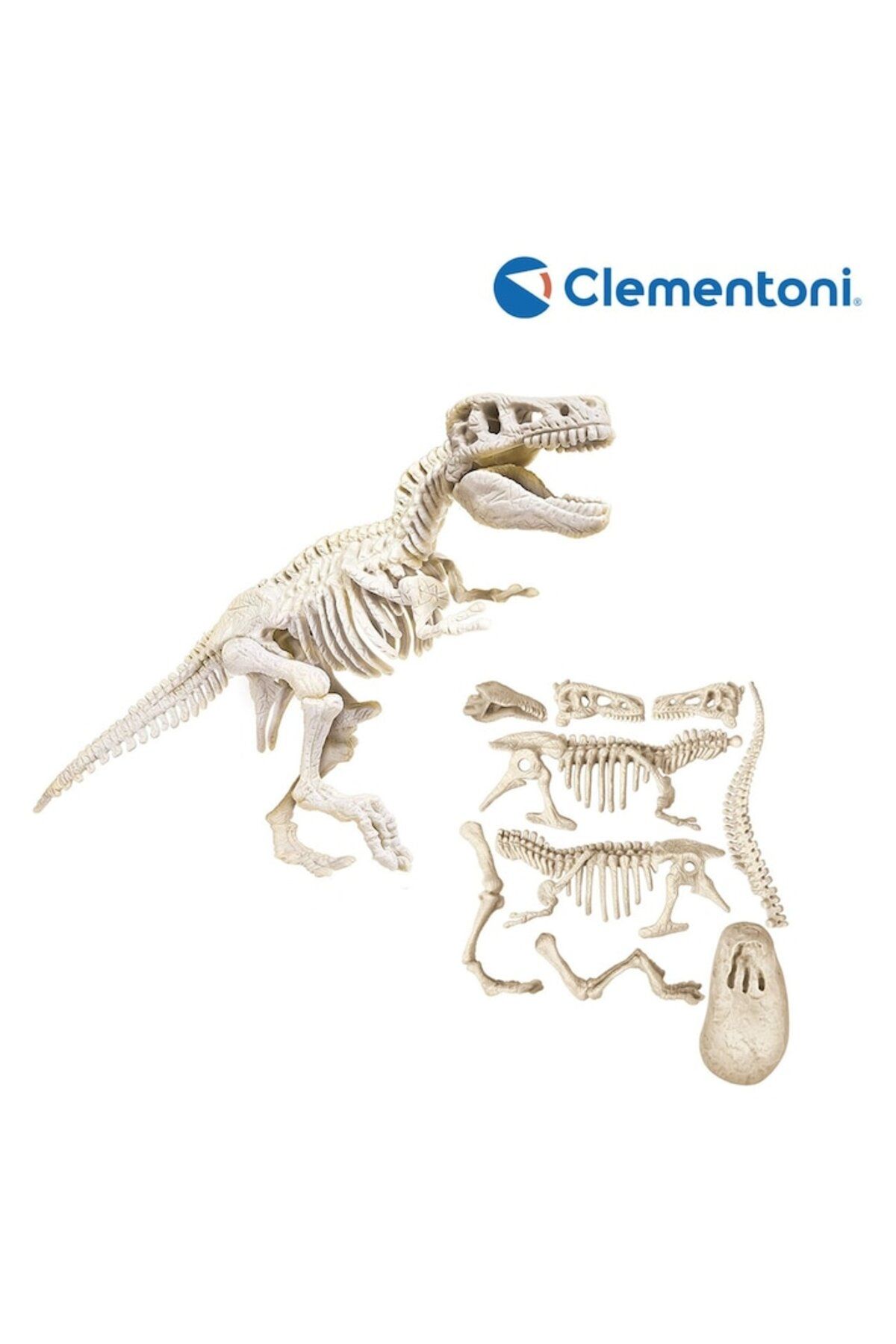 OEM-Fossil Set Dinosaurs by Clementoni, Tyrannosaurus, Glows in the Dark, Augmented Reality 2