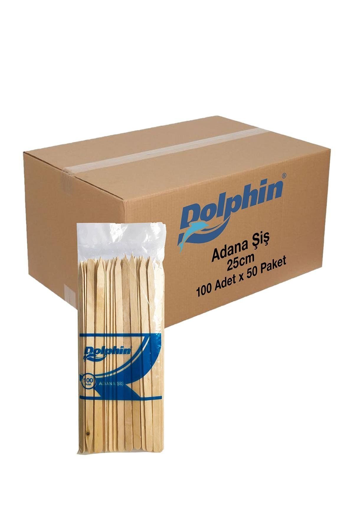 alsepeteavm Dolphin Adana Şiş 25cm 100 Adet X 50 Paket