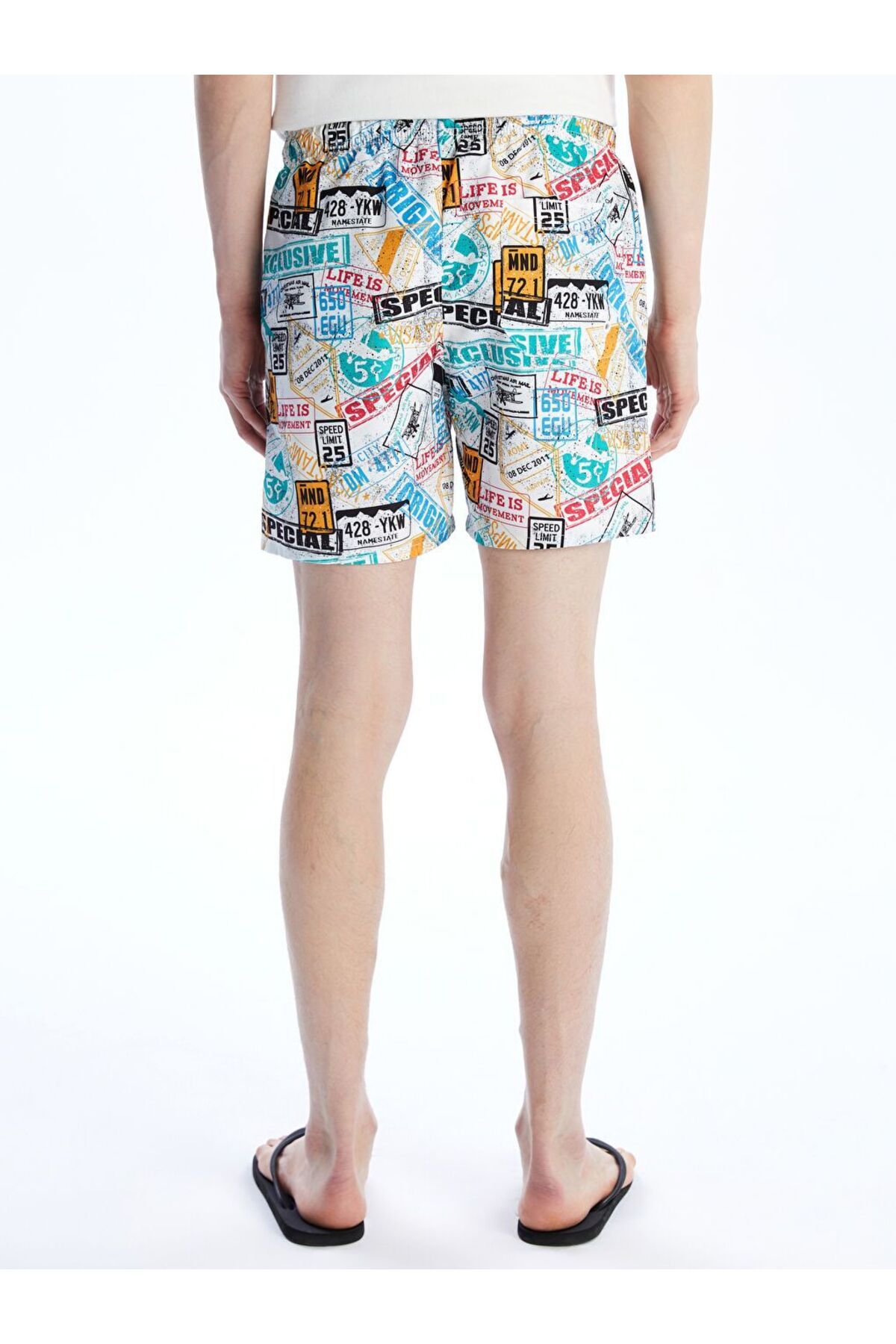 LC Waikiki-XSIDE Short Length Patterned Men's Swim Shorts 4