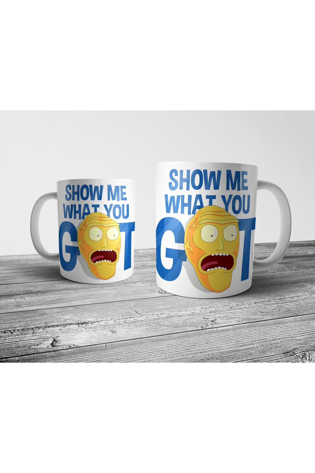 Pixxa Rick and Morty Kupa Bardak Model 12