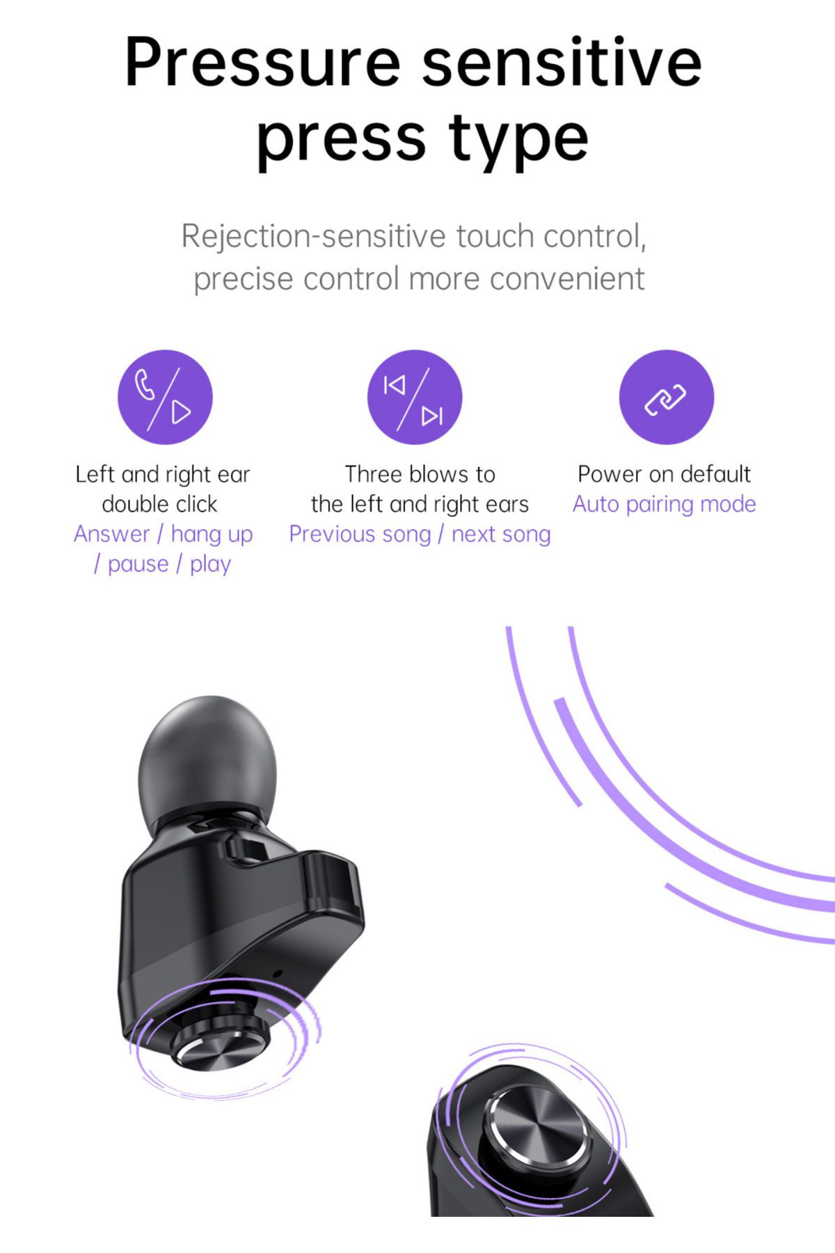 zeevos-smartwatch with built-in Bluetooth headphones, NFC, Bluetooth call, notifications, 10