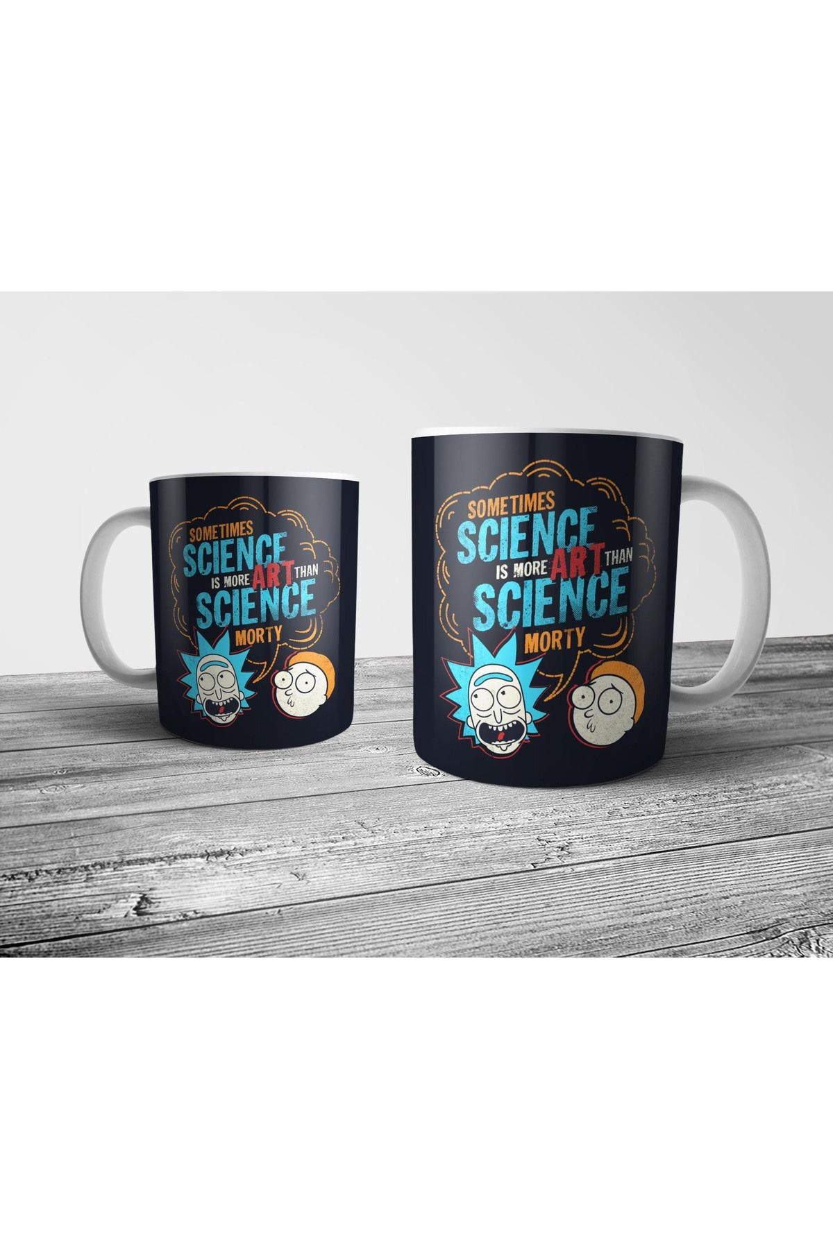 Pixxa Rick and Morty Kupa Bardak Model 3