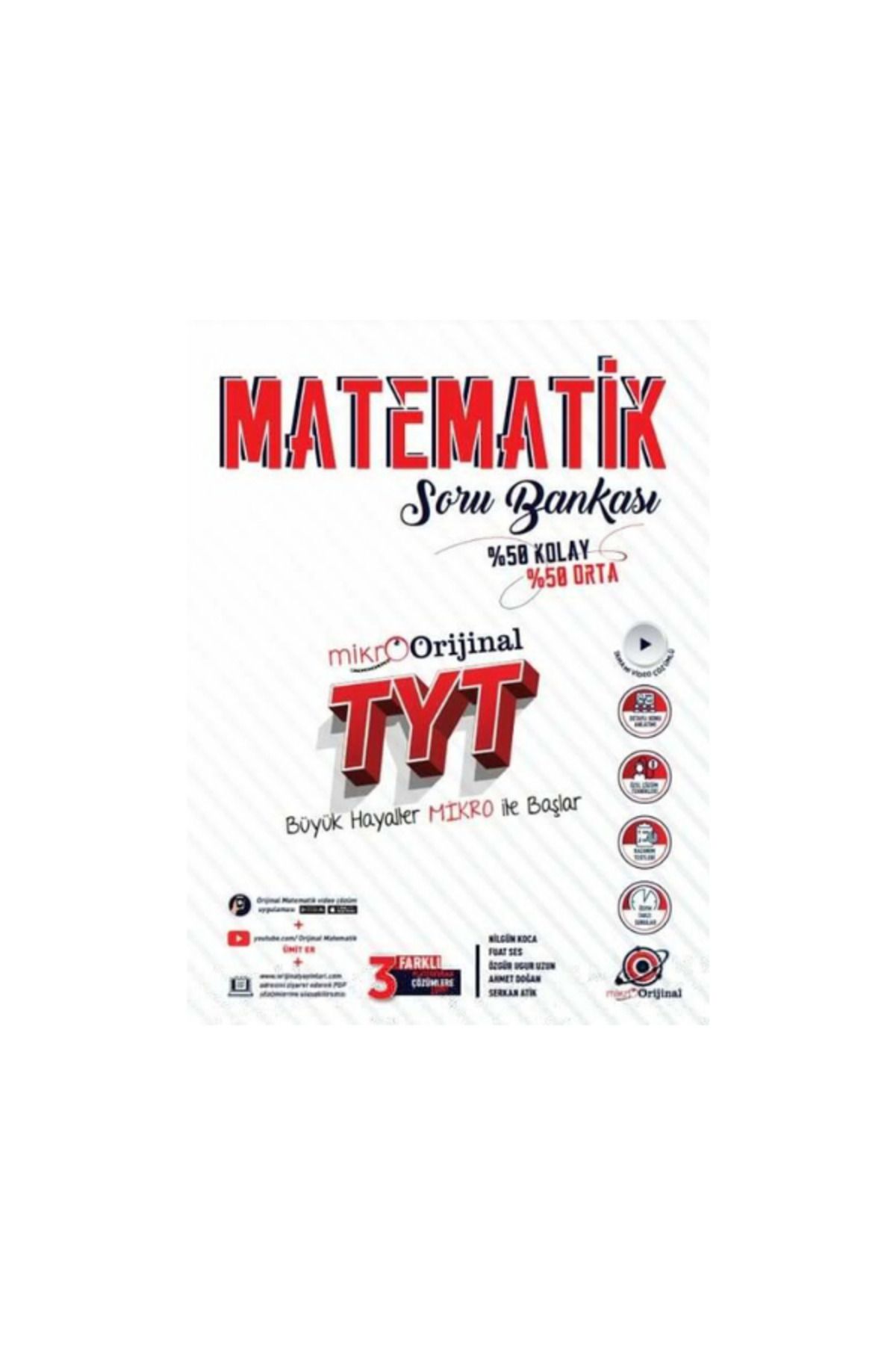 Aydın Yayınları 2026 mikro orijinal yaynları tyt matematik soru bankası