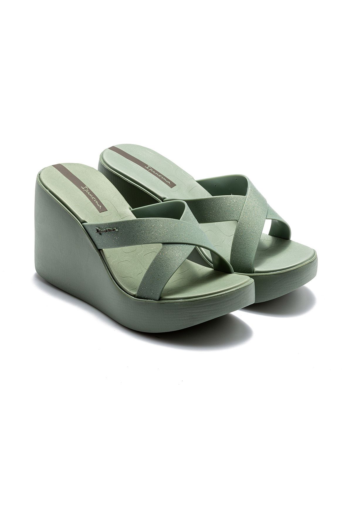 İpanema High Fashion Slide Kadın Parmak Arası Terlik Yeşil 35/40