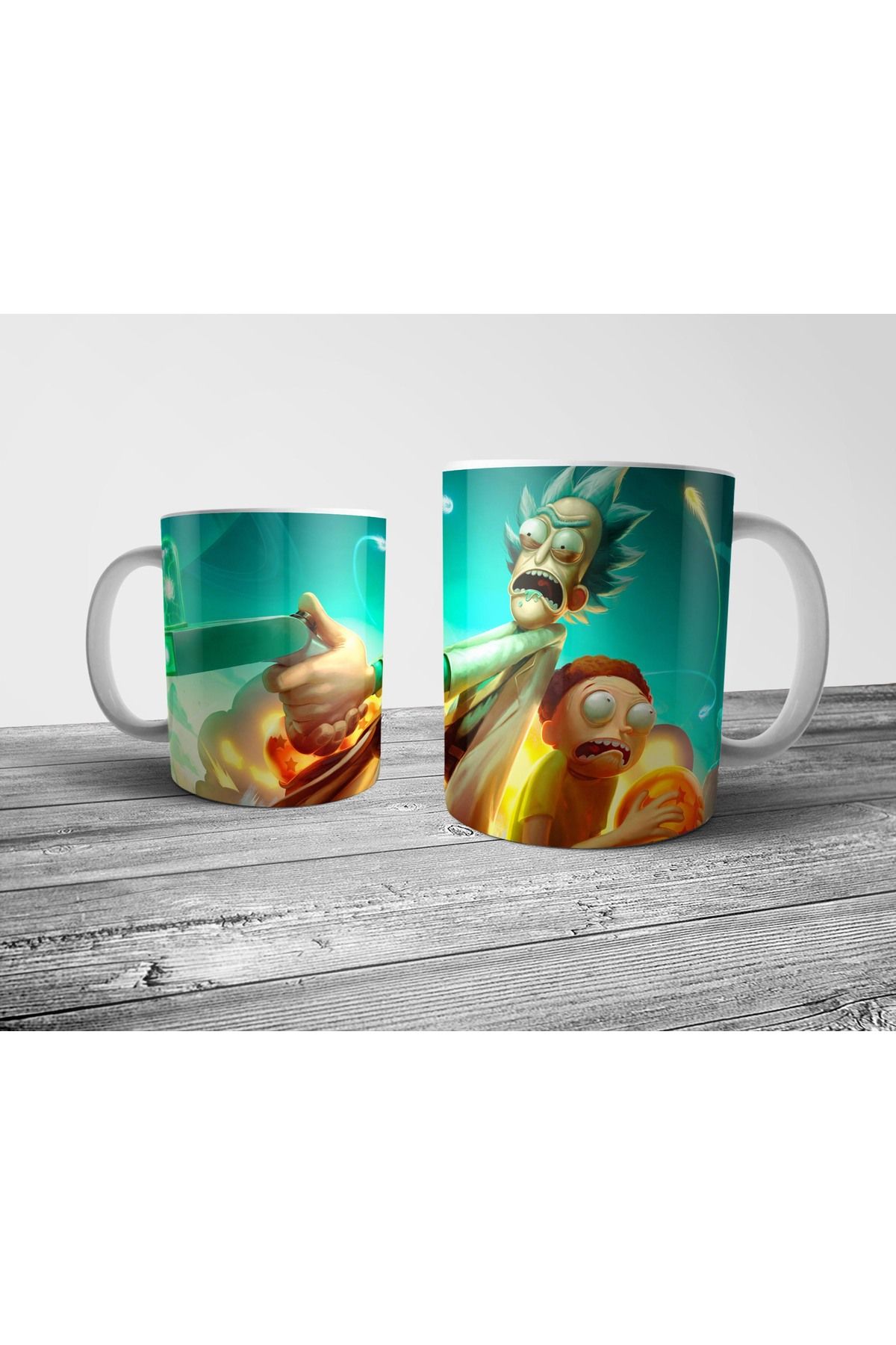 Pixxa Rick and Morty Kupa Bardak Model 28
