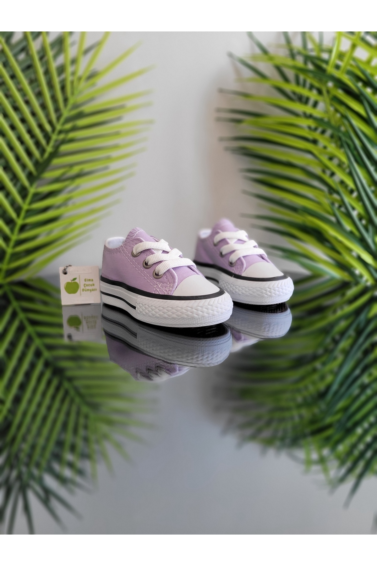 elma bebe Rahat Kalıp Kız Erkek Bebek Unisex Bebe Çocuk Kısa Bağcıklı Keten Kanvas Sneaker Spor Ayakkabı fotoğrafı 3 (önizleme)