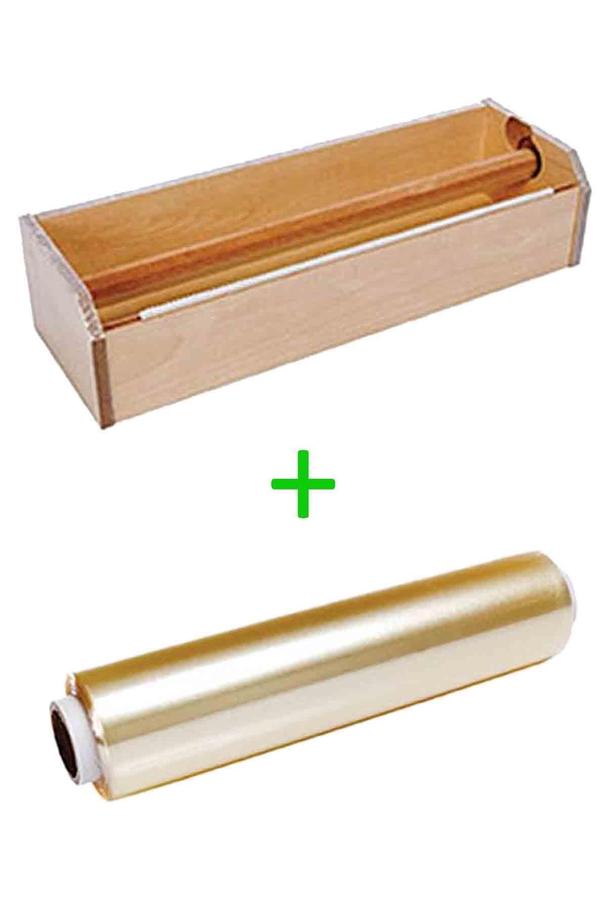 supertrend Süpertrend Roll-up 45x300m 8mic Streç Film Ve Kesme Aparatı Seti 2 Parça