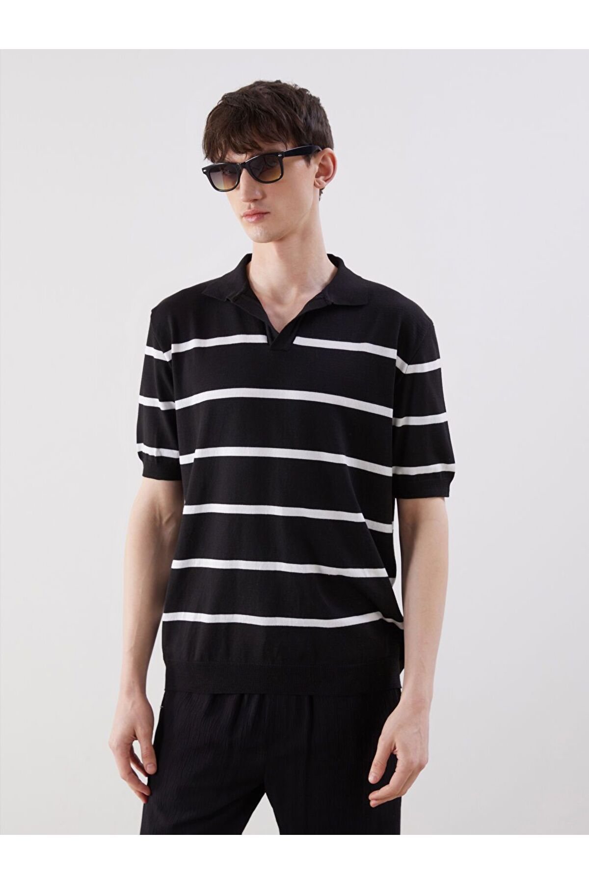 LC Waikiki XSIDE Polo Yaka Kısa Kollu Erkek Triko Kazak