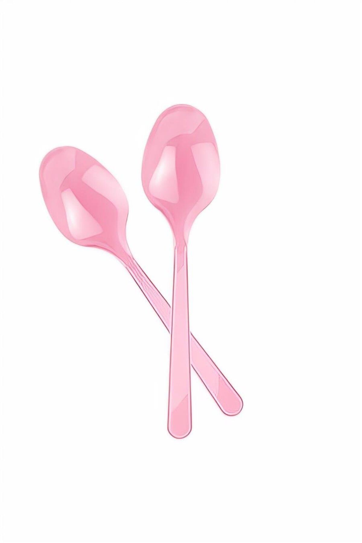 alsepeteavm Pembe Plastik Kaşık