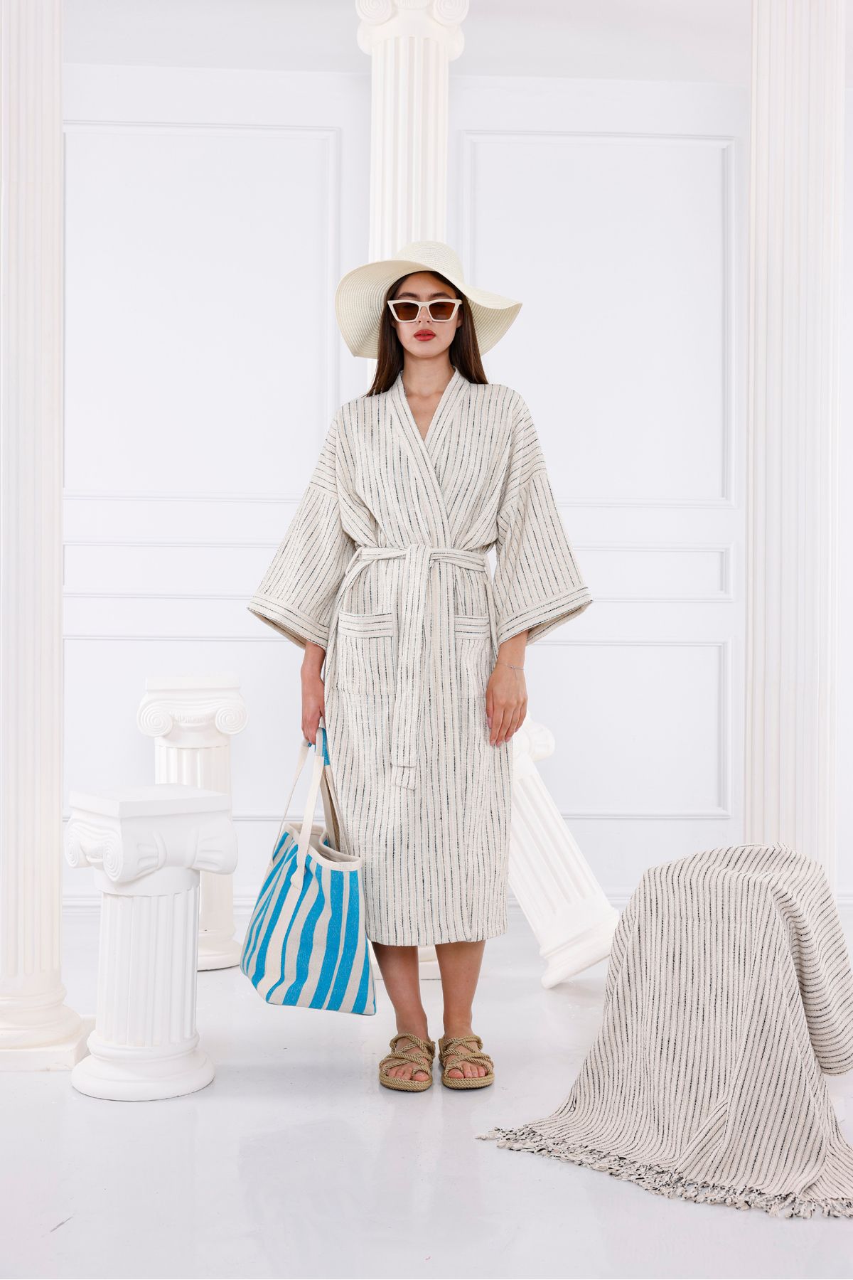 Trend Studio Elizabeth Organik Pamuk Kimono