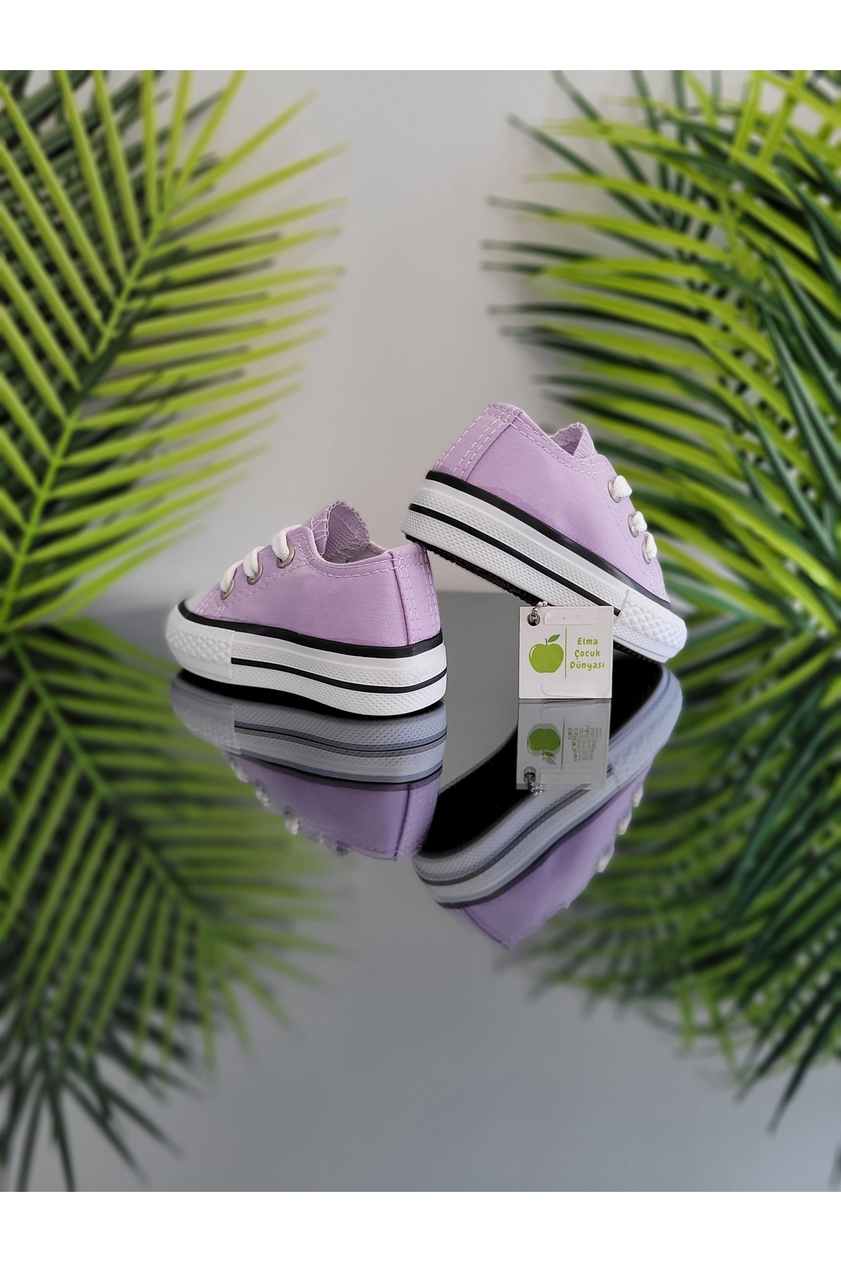 elma bebe Rahat Kalıp Kız Erkek Bebek Unisex Bebe Çocuk Kısa Bağcıklı Keten Kanvas Sneaker Spor Ayakkabı fotoğrafı 5 (önizleme)