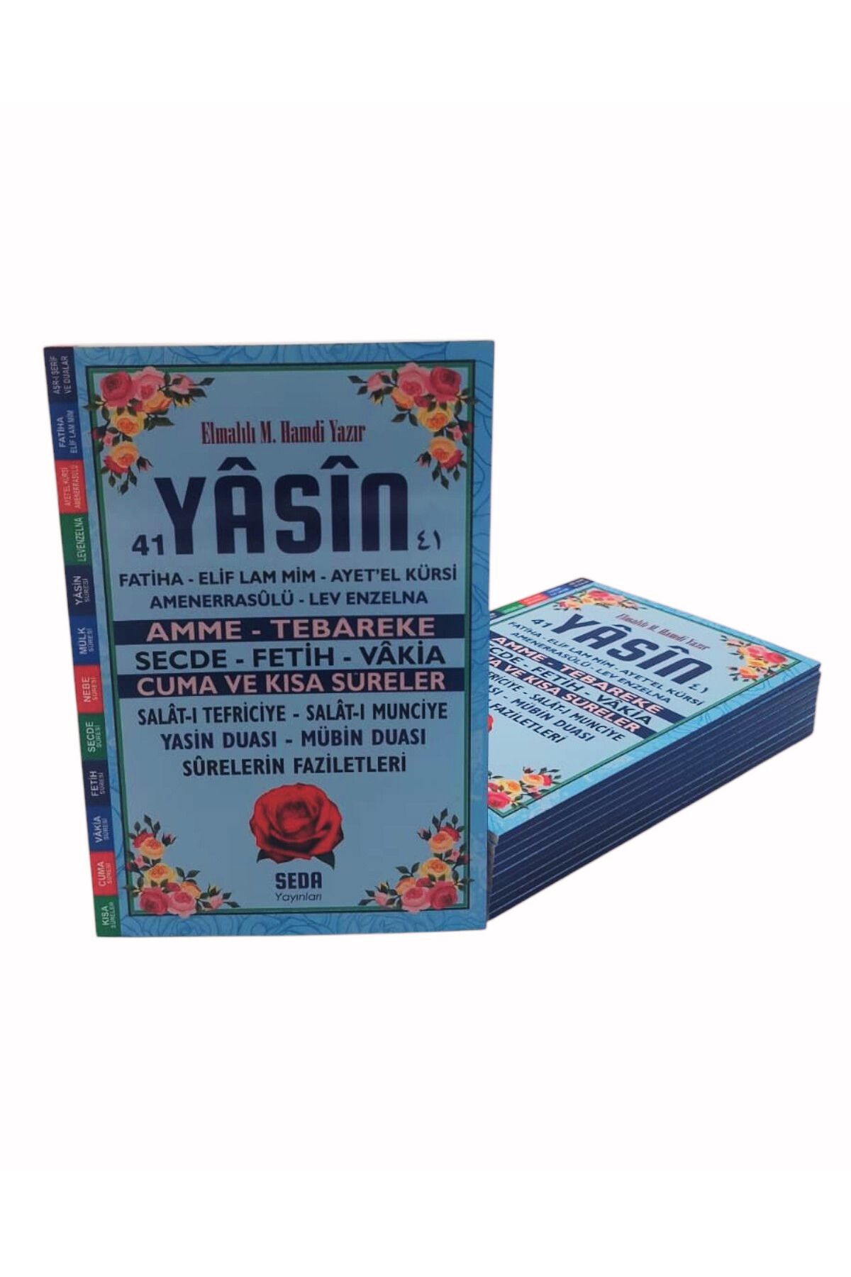 Seda Yayınları Ekonomik Hediyelik 10 Adet Yasin-i Şerif Mavi 64 Shf. Orta Boy(17x24cm)