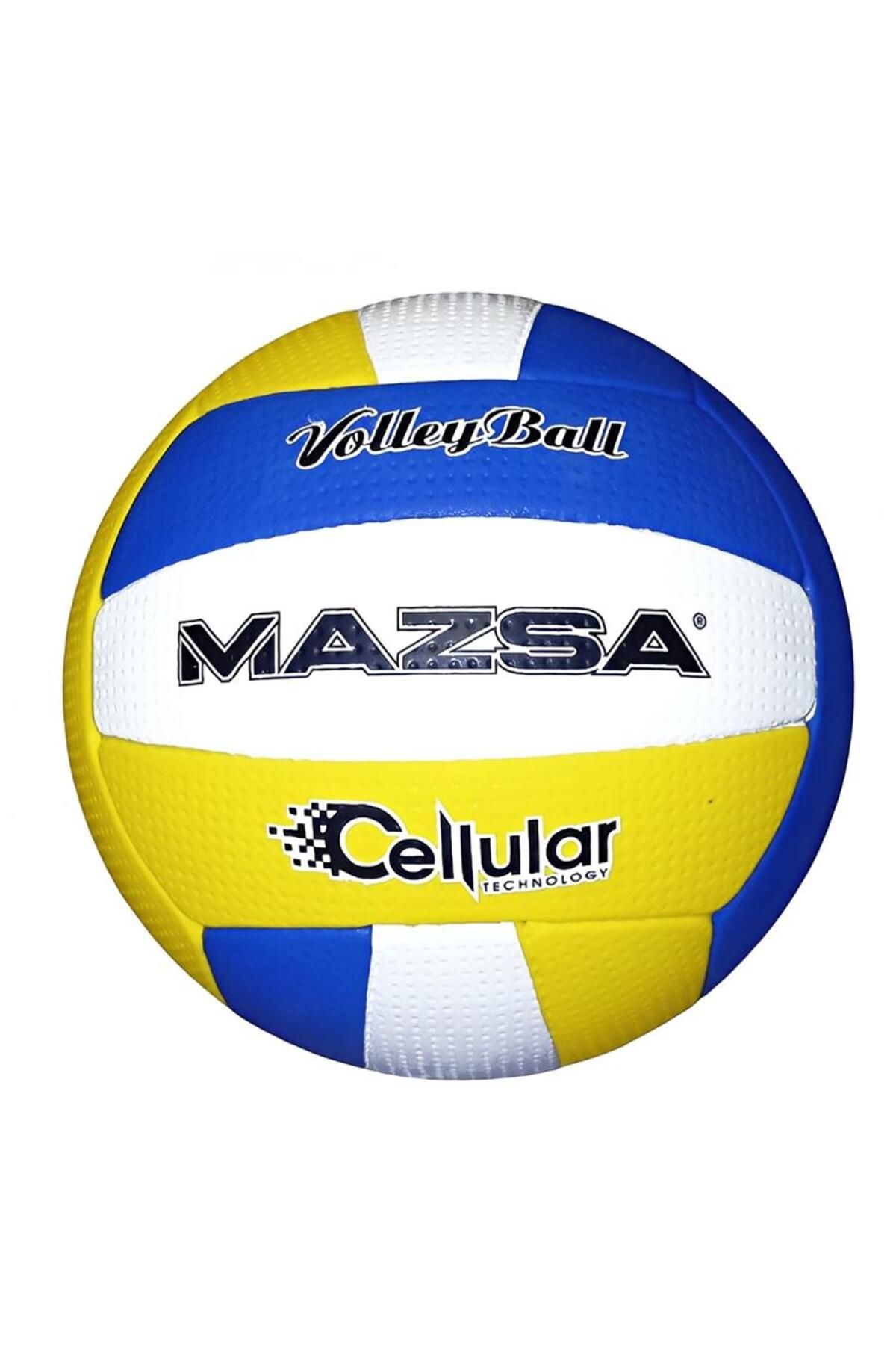 supertrend Süpertrend VB-KRC05000 MAZSA CELLULER RUBBER VOLEYBOL TOPU BEYAZ-LACİVERT-SARI